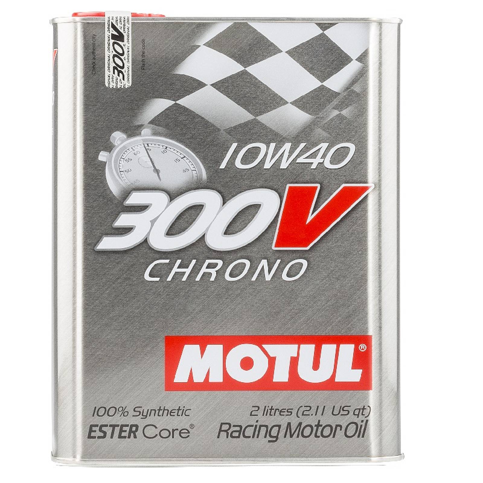 Aceite Motor Motul 300V Chrono 10W40  2 Litros