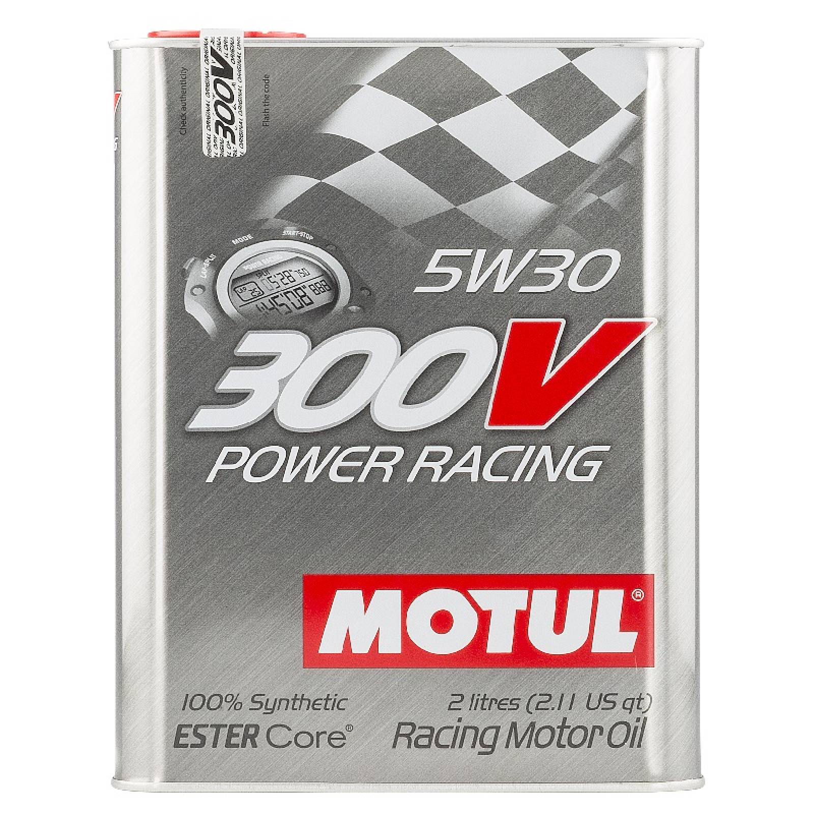 Aceite Motor Motul 300V Power Racing 5W30  2 Litros
