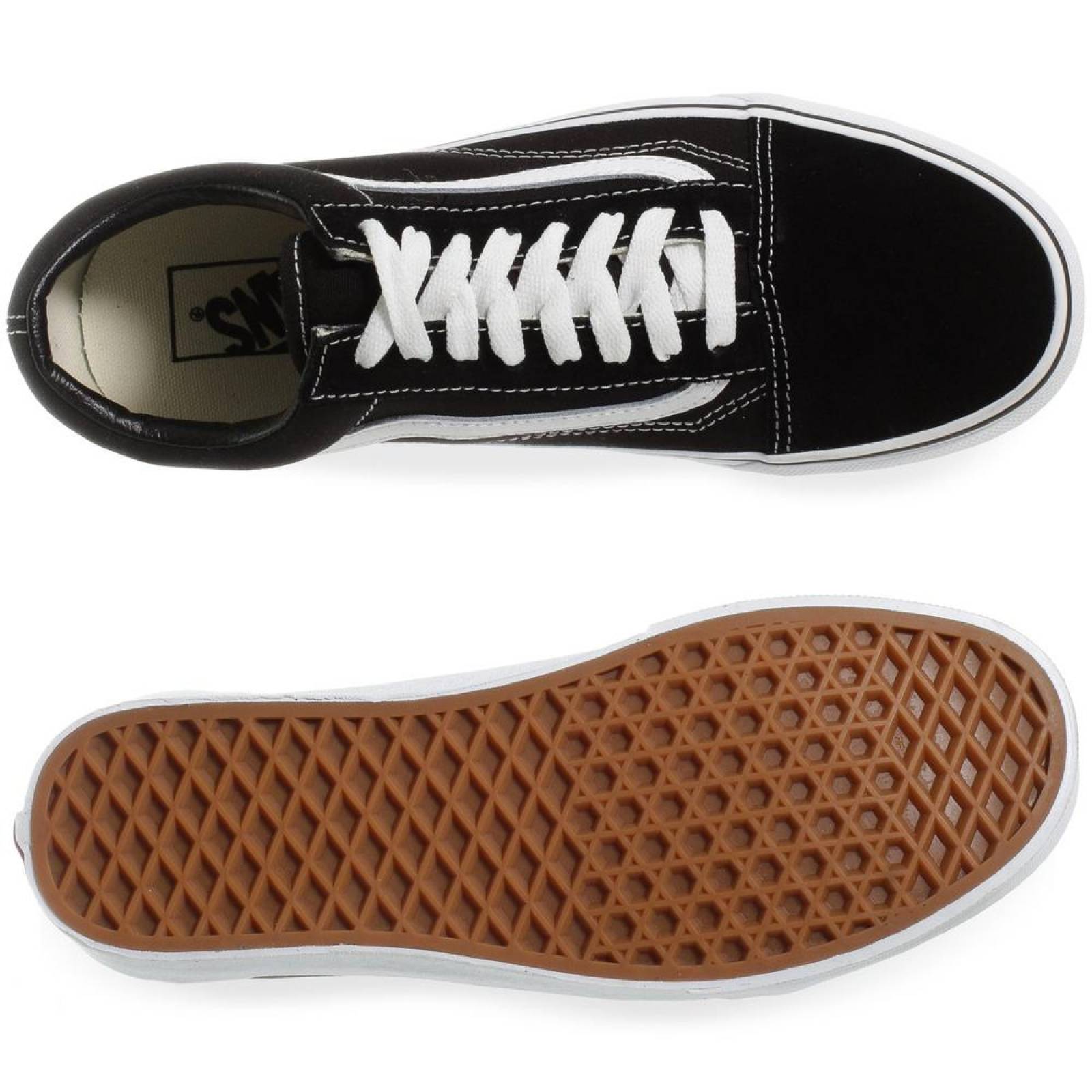 Tenis Vans Old Skool - 0D3HY28 - Negro - Unisex 