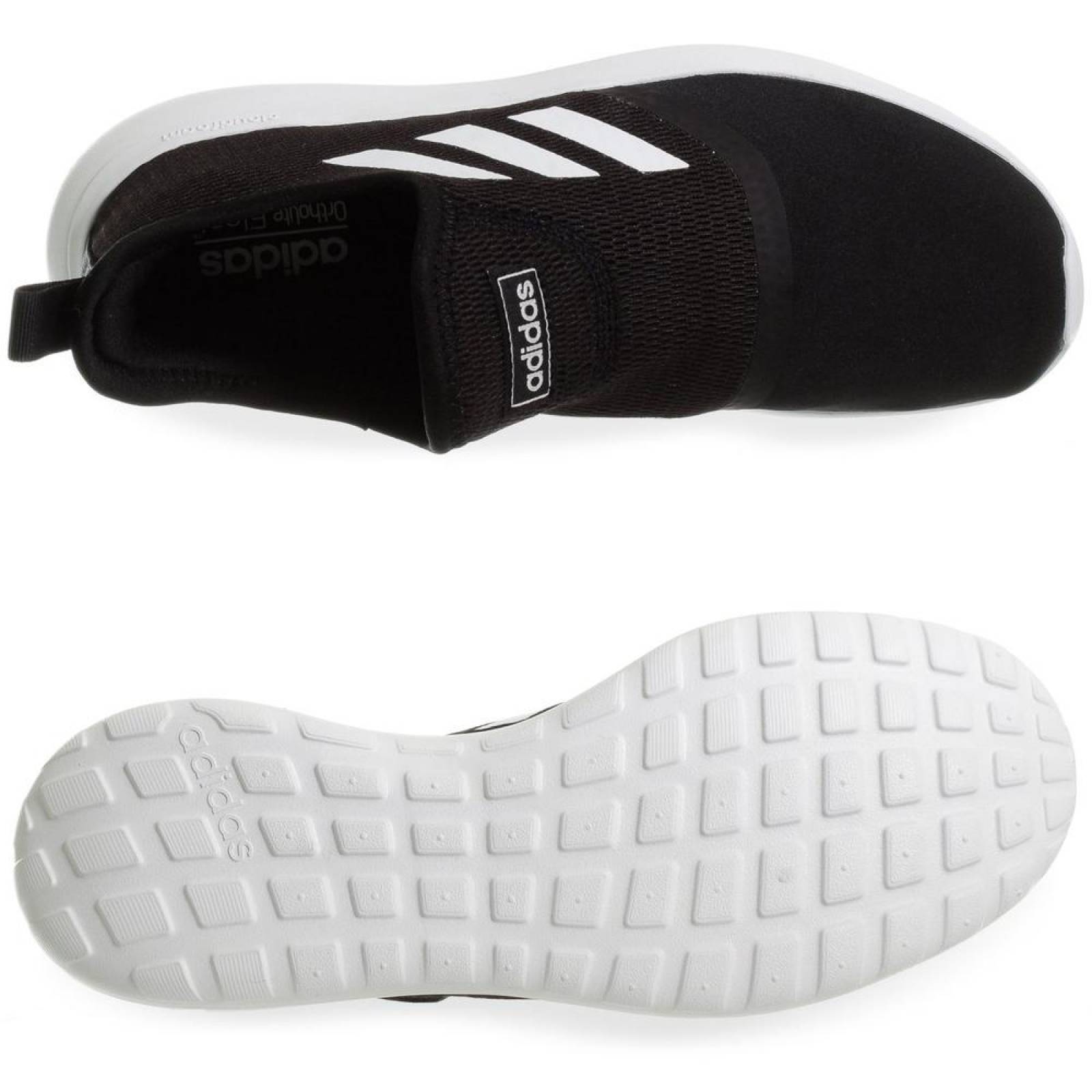 Tenis Adidas Lite Racer Slipon - F36663 - Negro - Hombre 