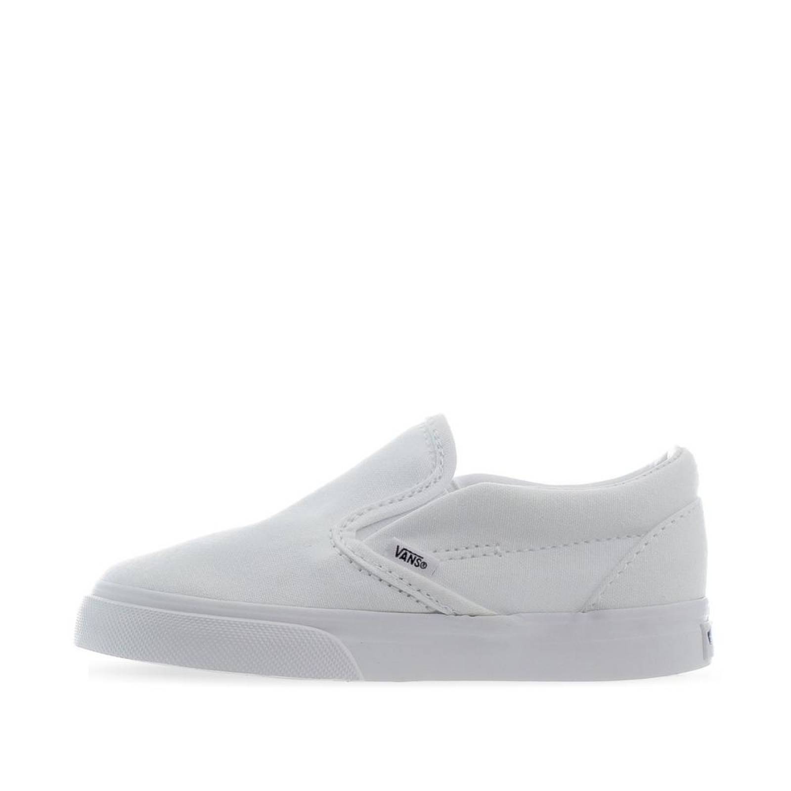 vans blancos slip on