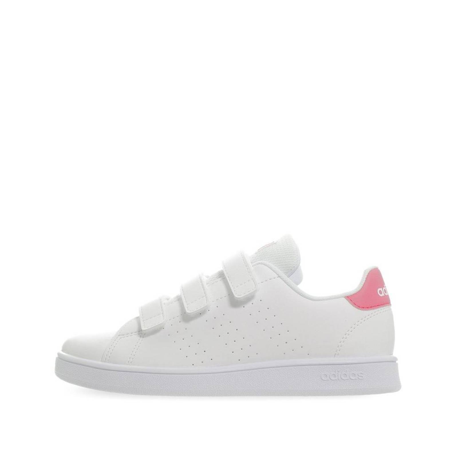 Tenis Adidas Advantage C - EF0221 - Blanco - Niñas 