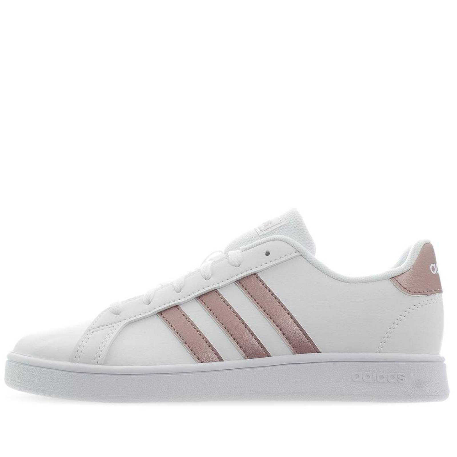 Tenis Adidas Grand Court K - EF0101 - Blanco - Mujer