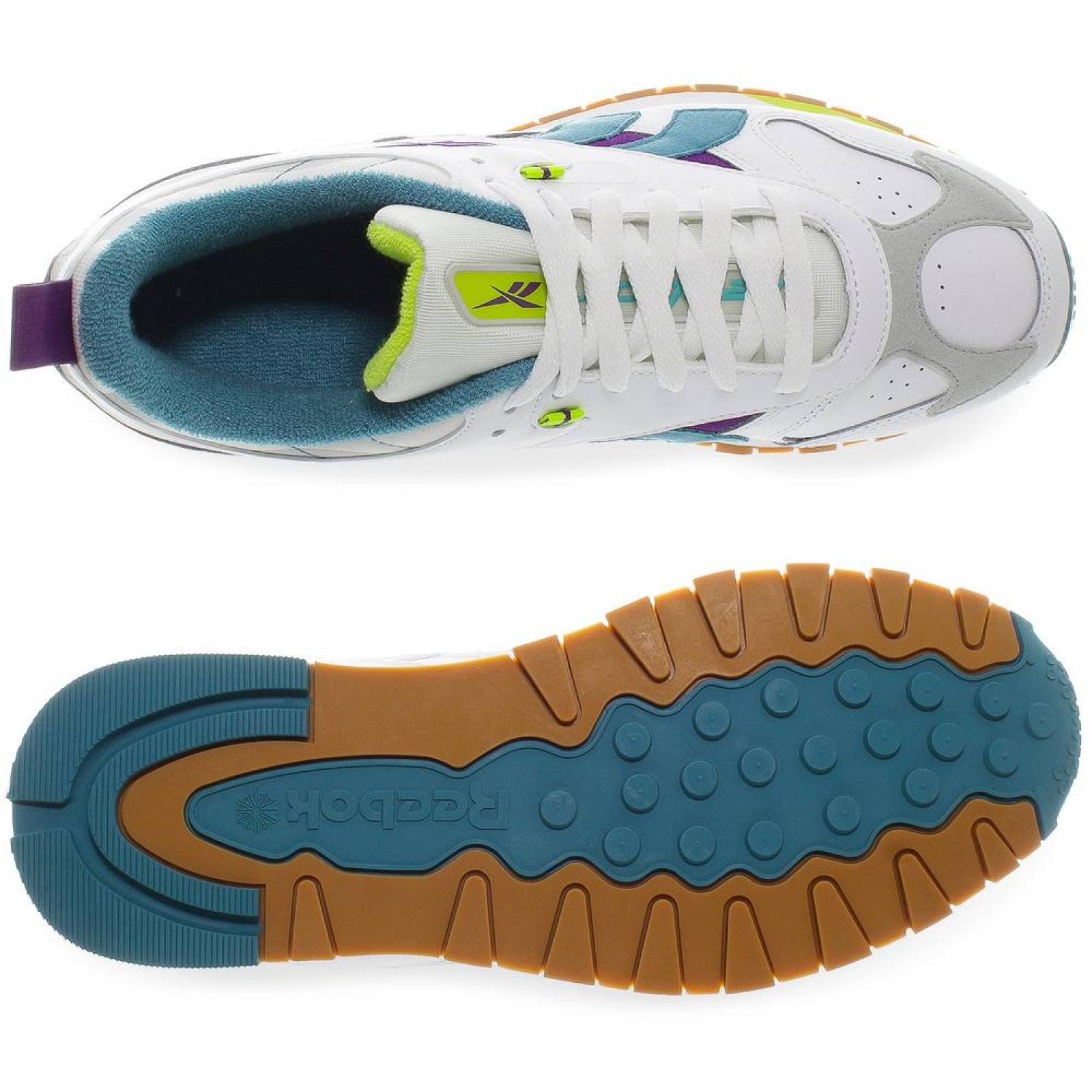 Tenis Reebok CL Leather RC 1.0 - DV8299 - Blanco - Hombre 