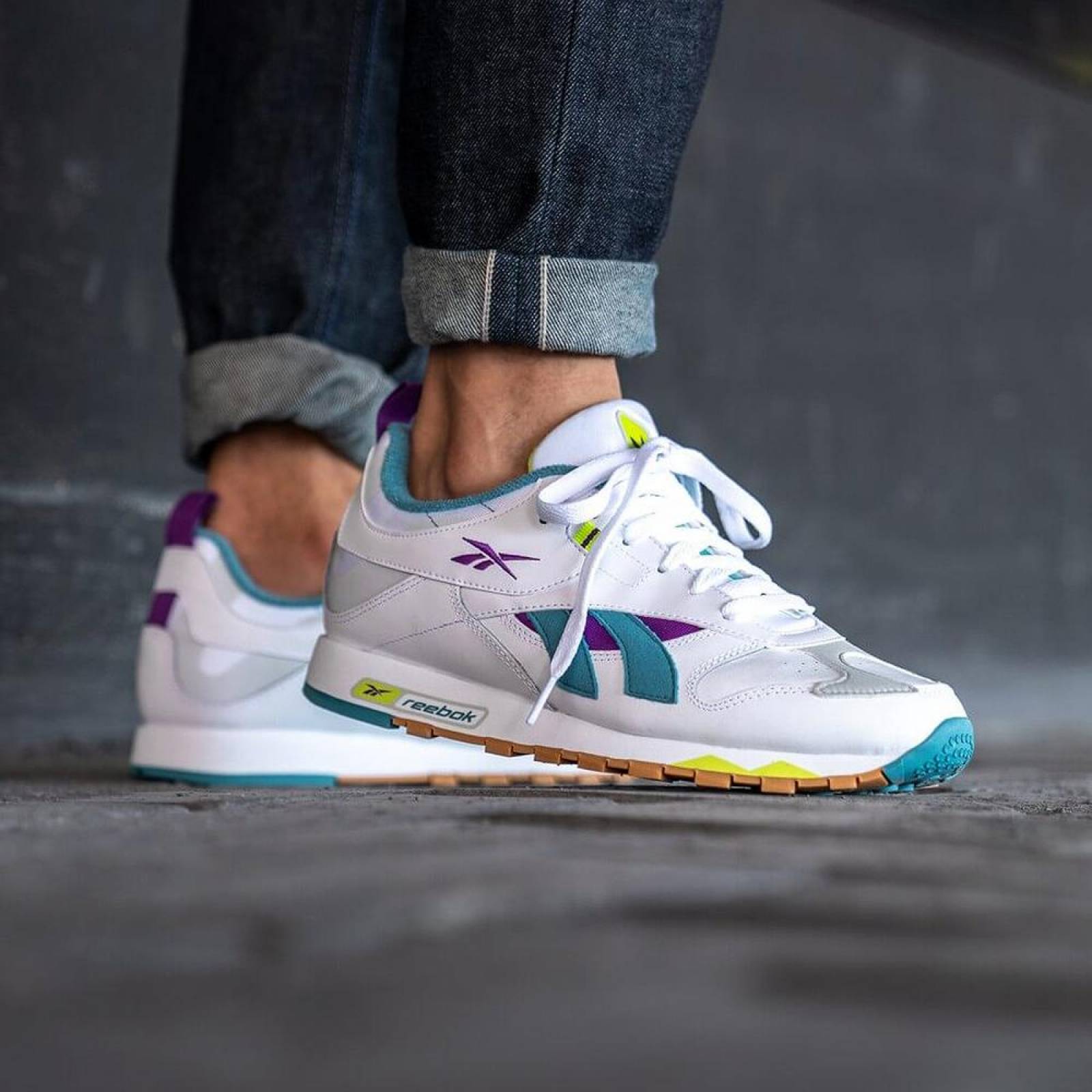 Tenis Reebok CL Leather RC 1.0 - DV8299 - Blanco - Hombre 