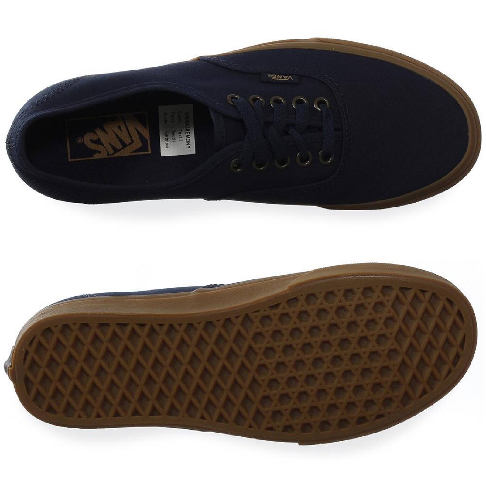 Tenis Vans Authentic - 38EMONY - Azul Marino - Hombre 
