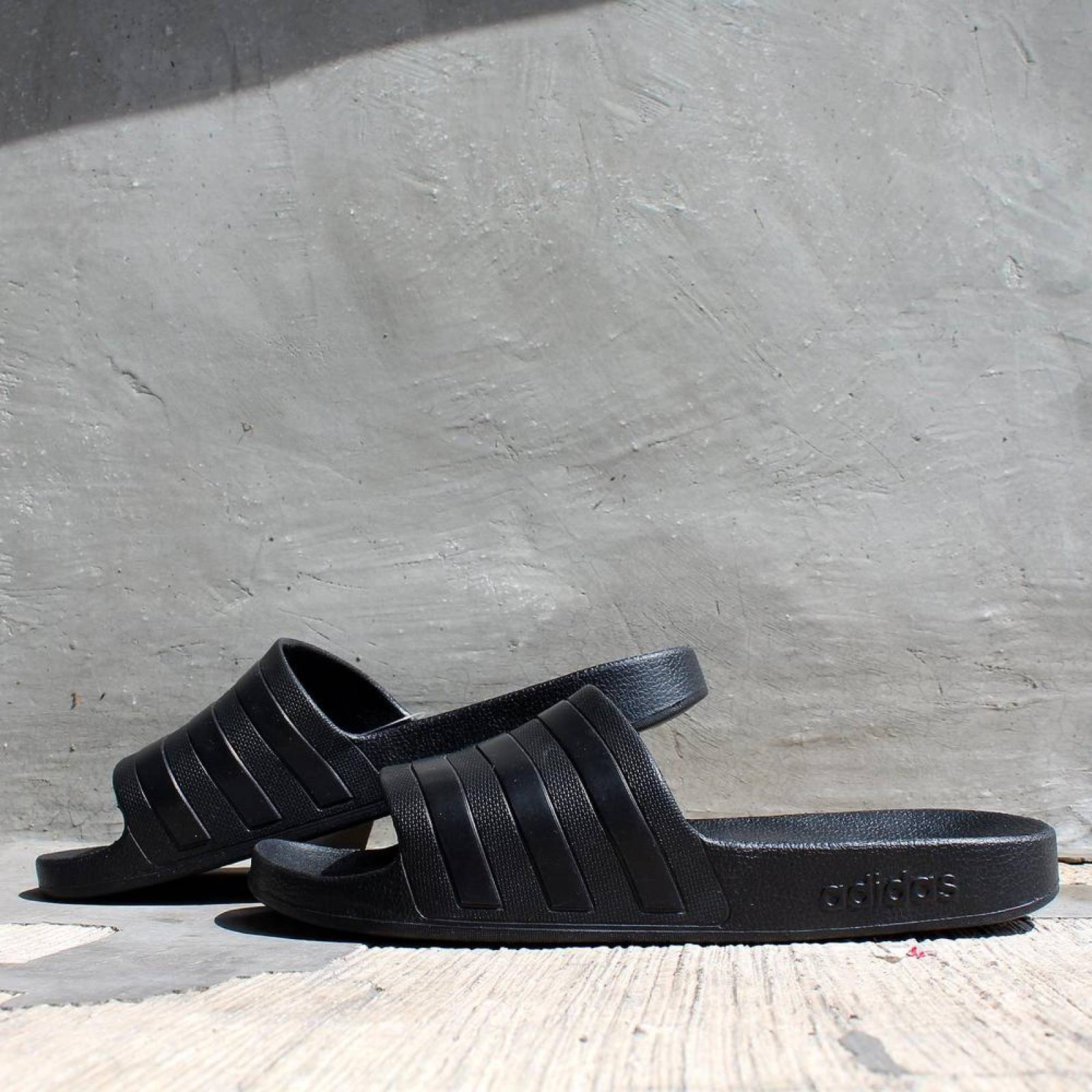 Sandalias Adidas Adilette Aqua - F35550 - Negro - Unisex 