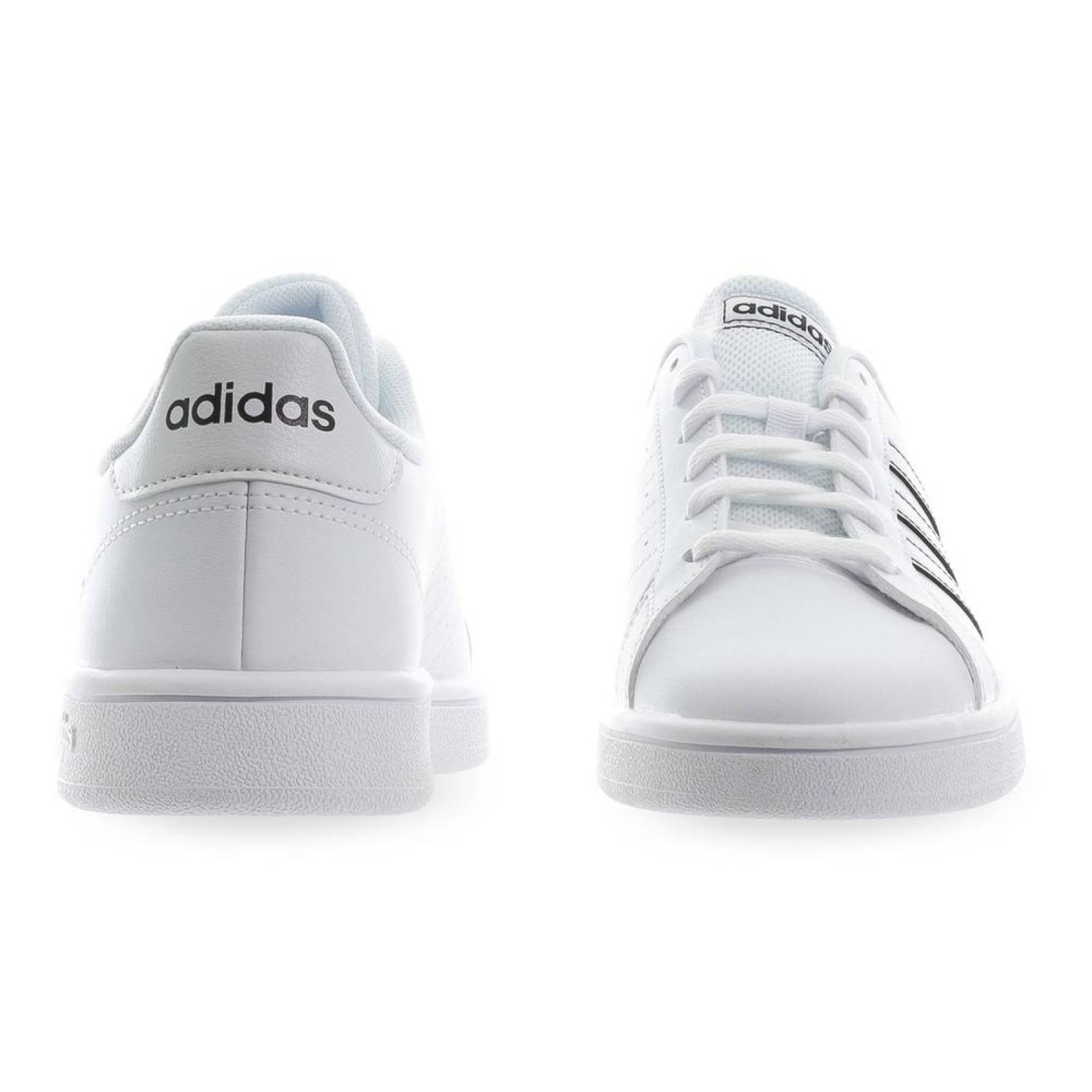 Tenis Adidas Grand Court Base - EE7968 - Blanco - Mujer 