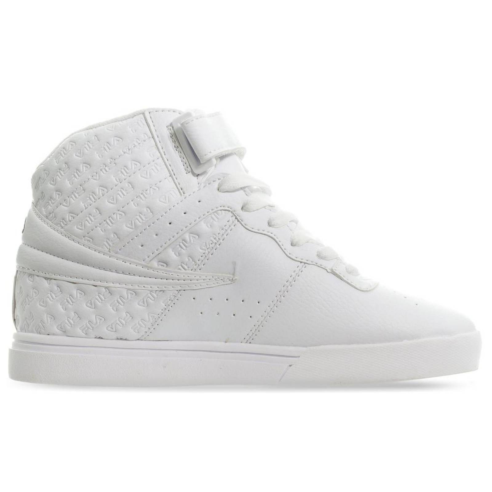 tenis fila de bota blancos