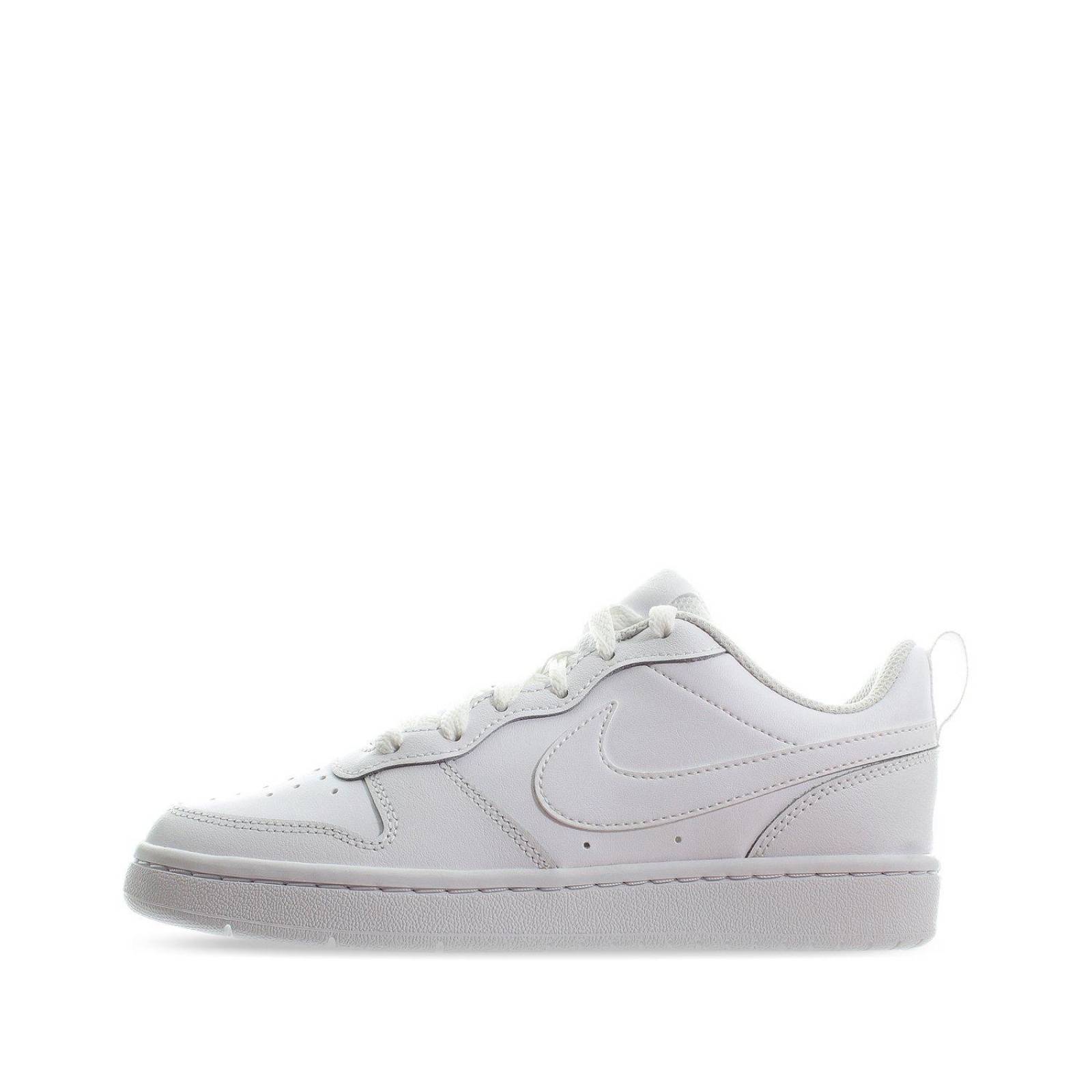 Tenis Nike Court Borough Low 2 GS - BQ5448100 - Blanco - Joven 