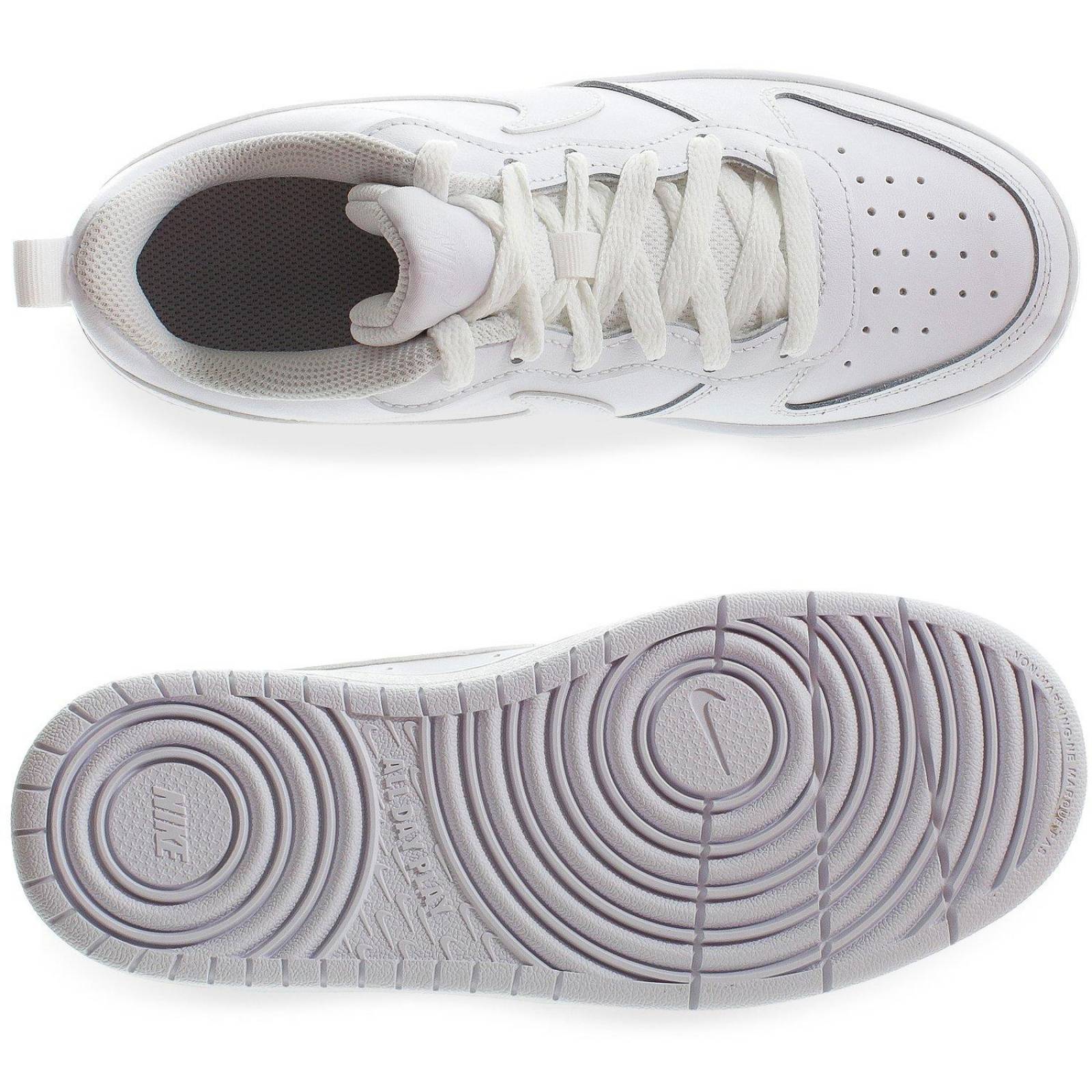 Tenis Nike Court Borough Low 2 GS - BQ5448100 - Blanco - Joven 