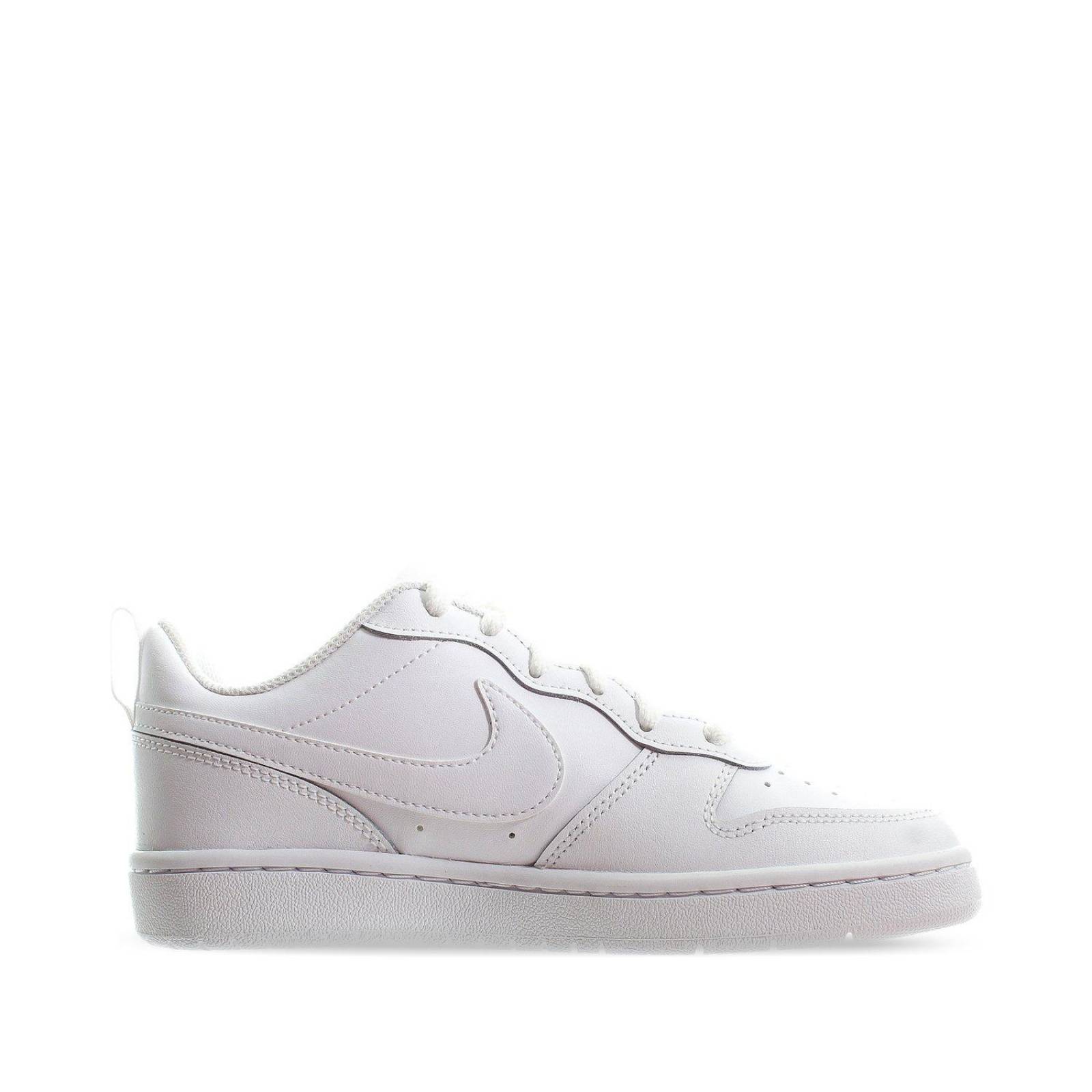 Tenis Nike Court Borough Low 2 GS - BQ5448100 - Blanco - Joven 