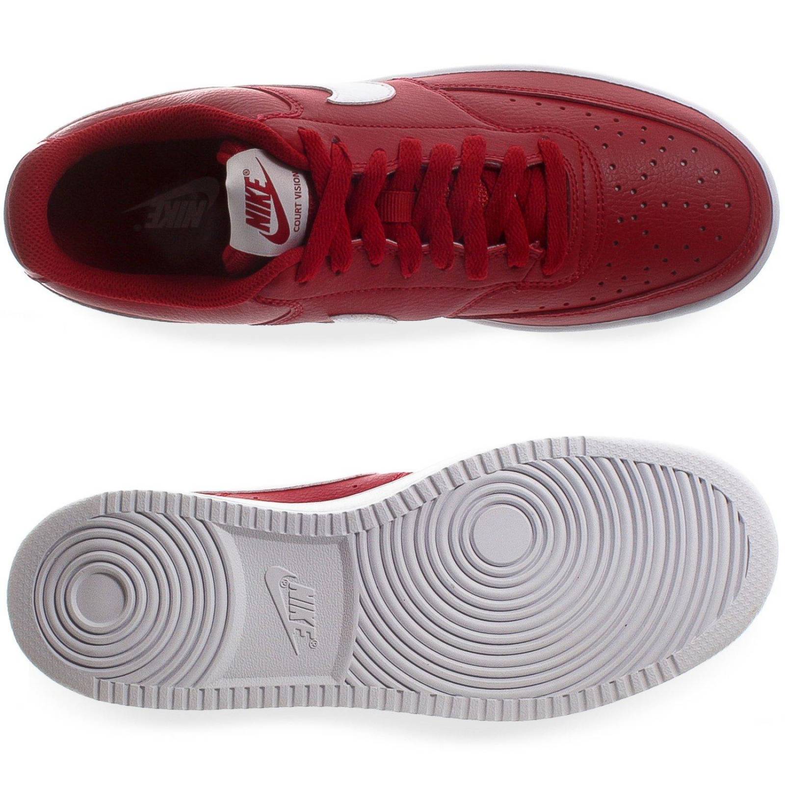 Tenis Nike Court Vision Low - CD5463600 - Rojo - Hombre 