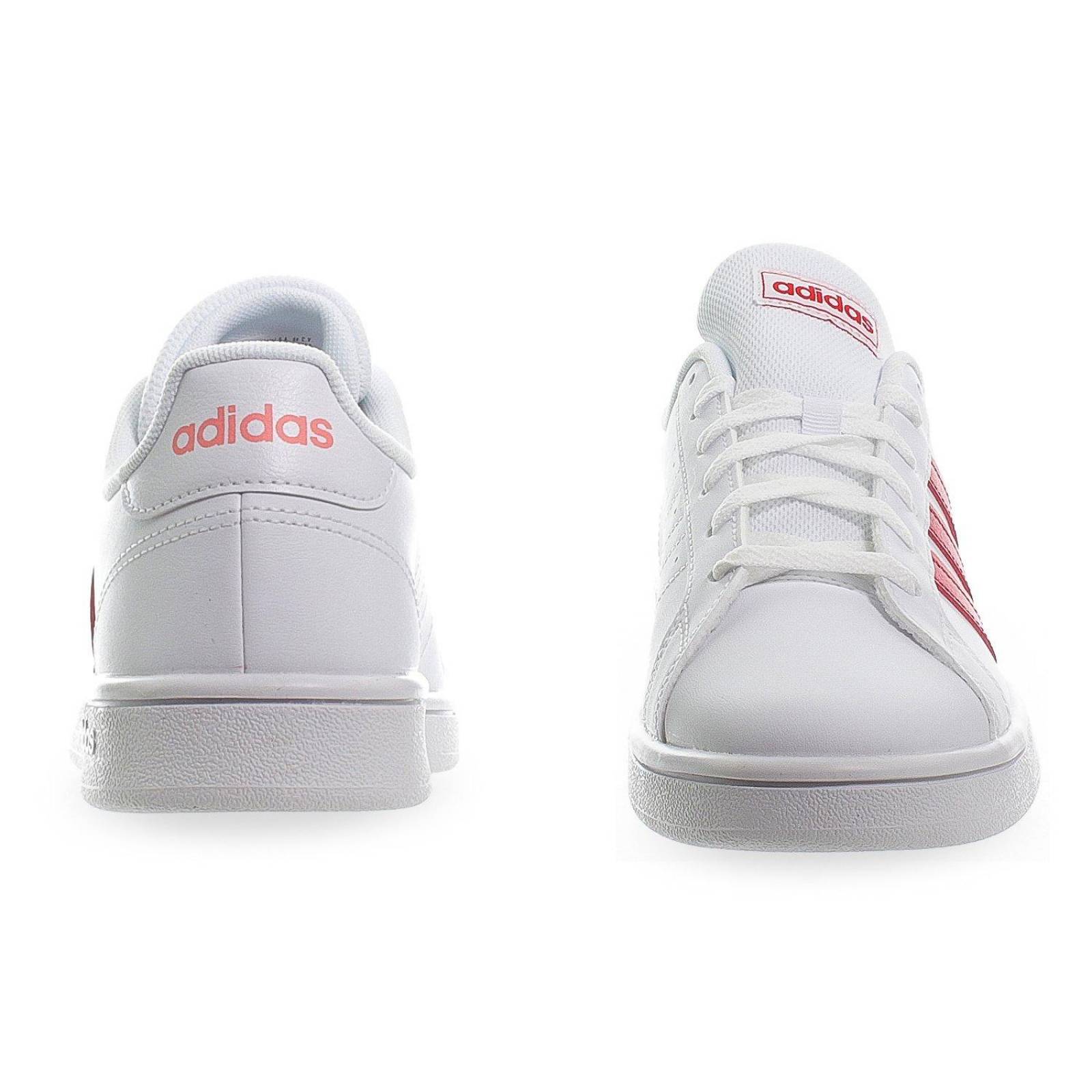 Tenis Adidas Grand Court Base - EG4031 - Blanco - Mujer 