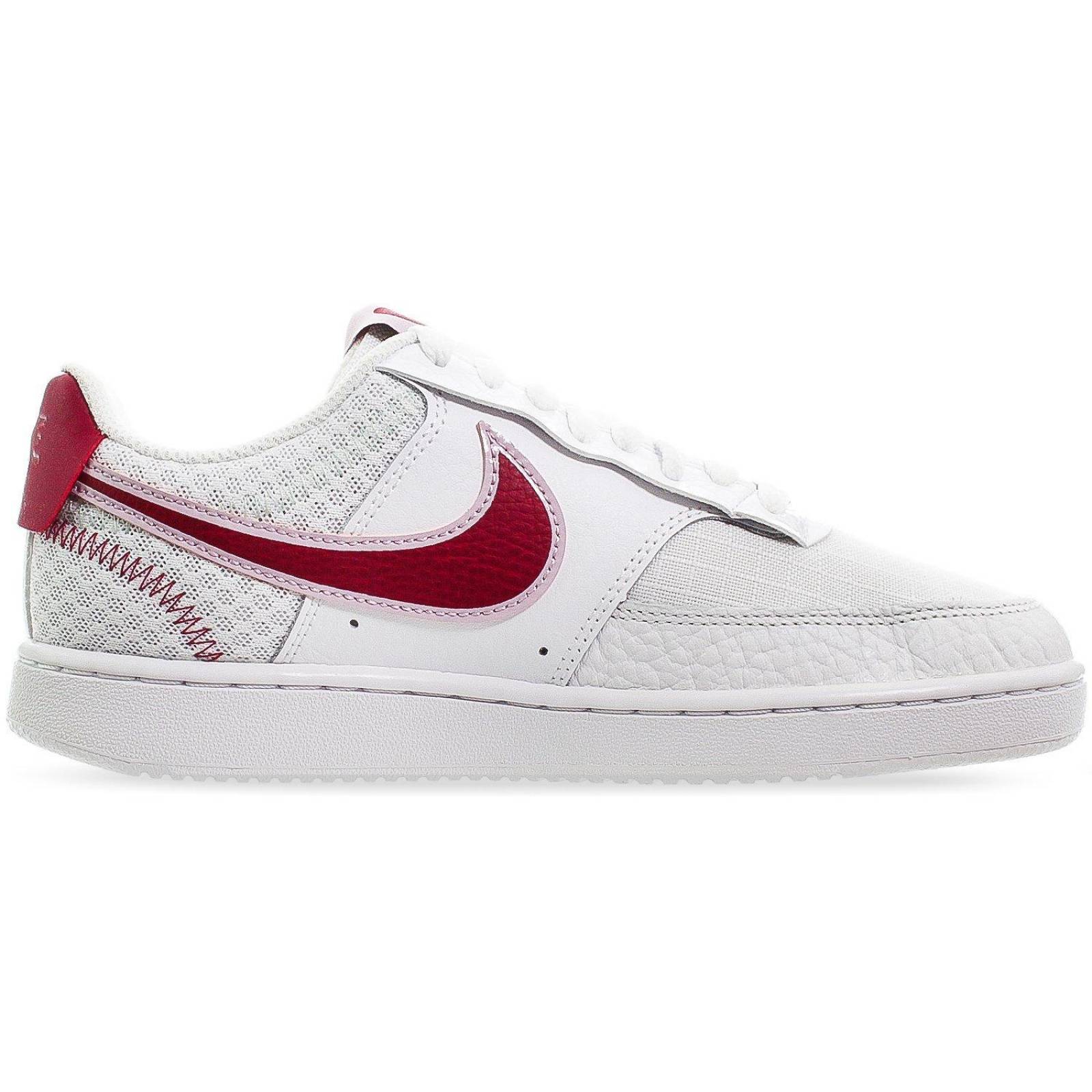 Tenis Nike Court Vision Low Premium - CI7827100 - Blanco - Mujer 