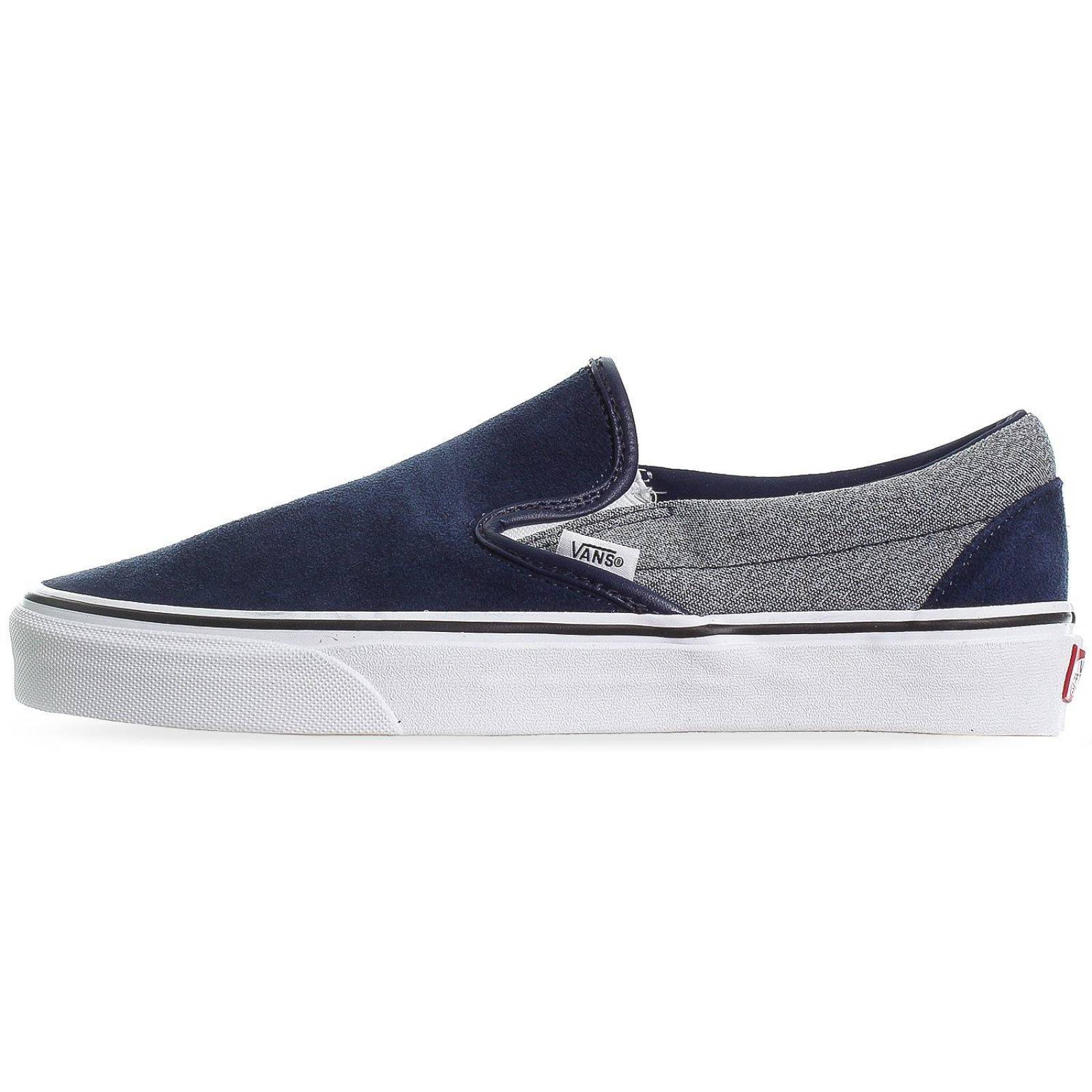 Tenis Vans Classic Slip On - 4BV3V9E - Azul Marino - Hombre 