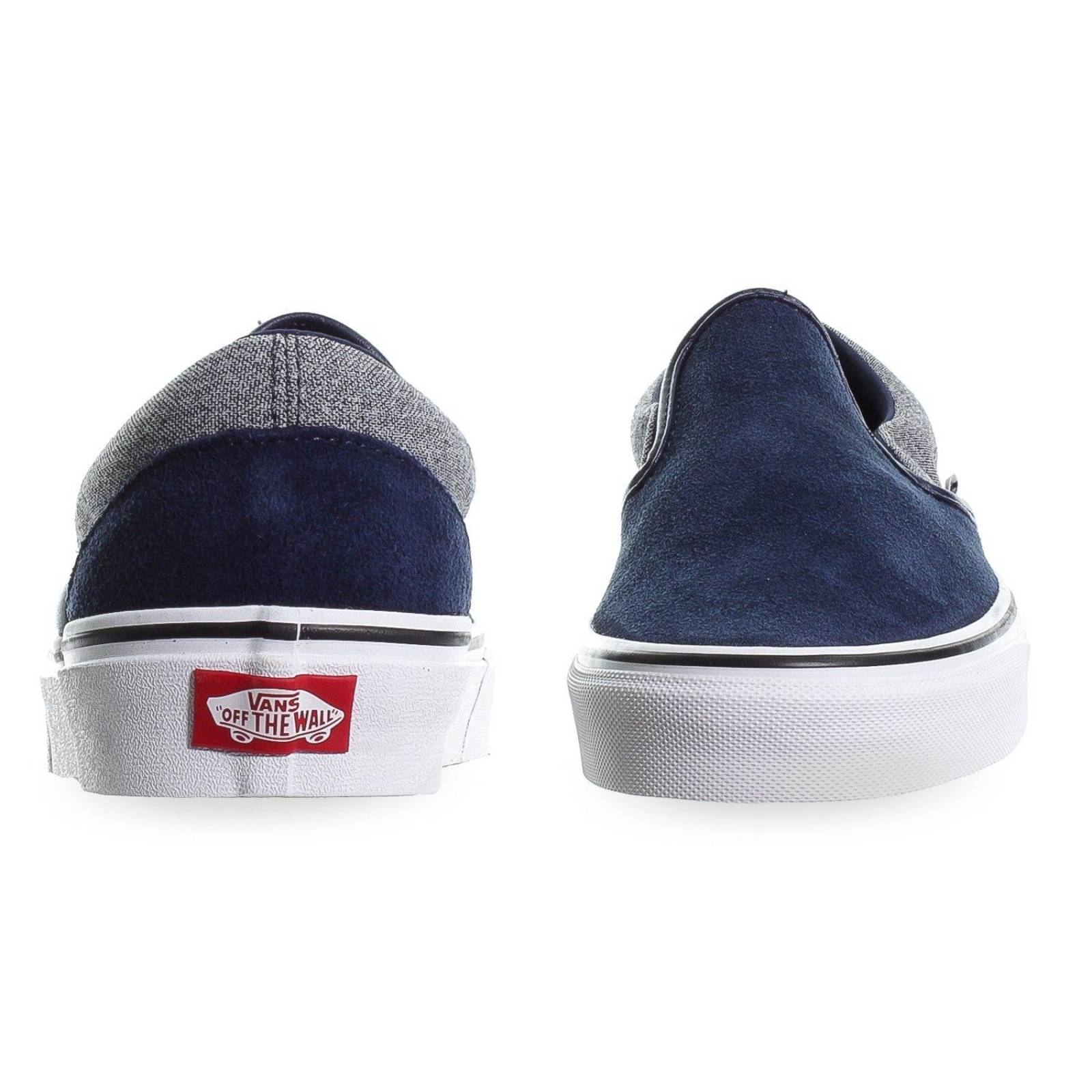 Tenis Vans Classic Slip On - 4BV3V9E - Azul Marino - Hombre 