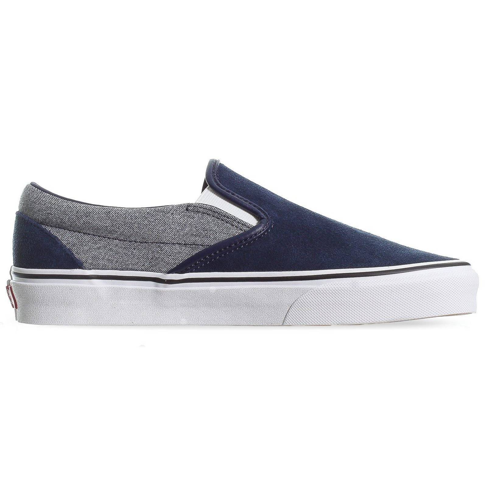 Tenis Vans Classic Slip On - 4BV3V9E - Azul Marino - Hombre 