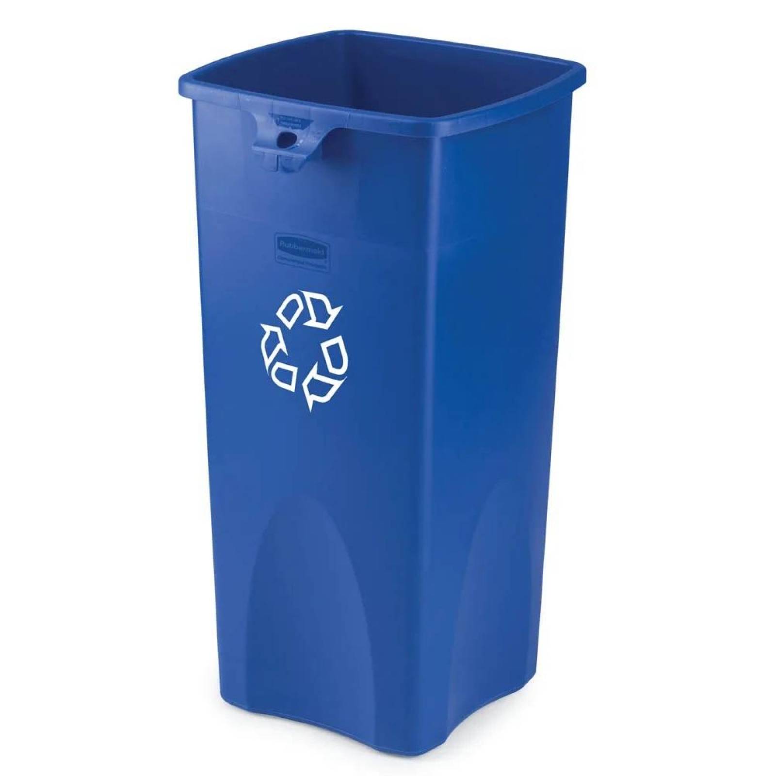 Contenedor Basura Cuadrado Azul 87 L - Rubbermaid