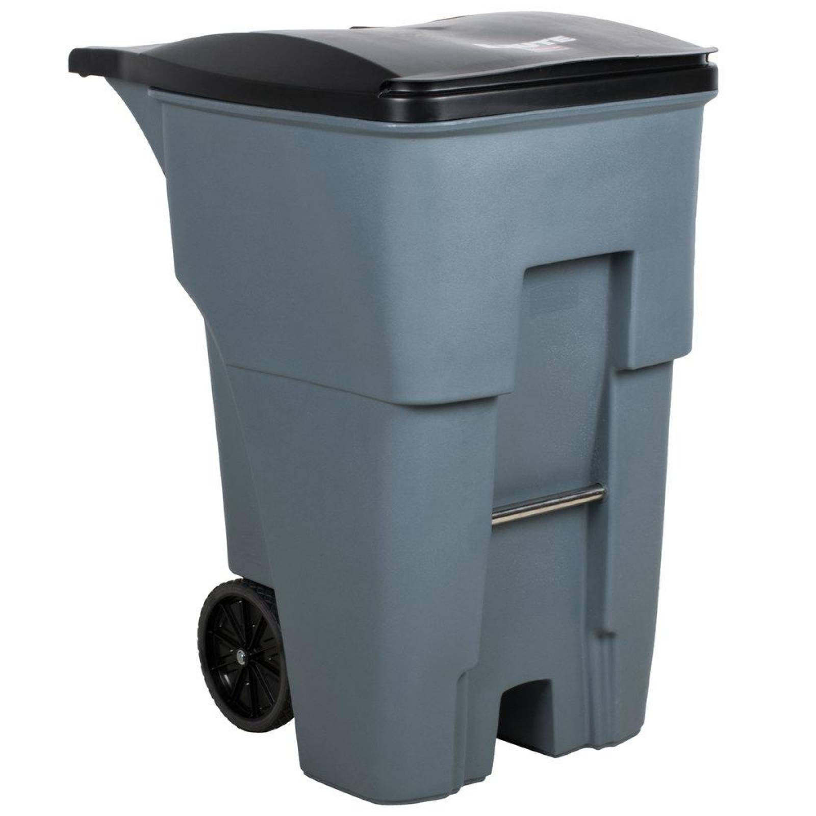 Bote Basura Industrial con Ruedas de 360 L Gris - Rubbermaid