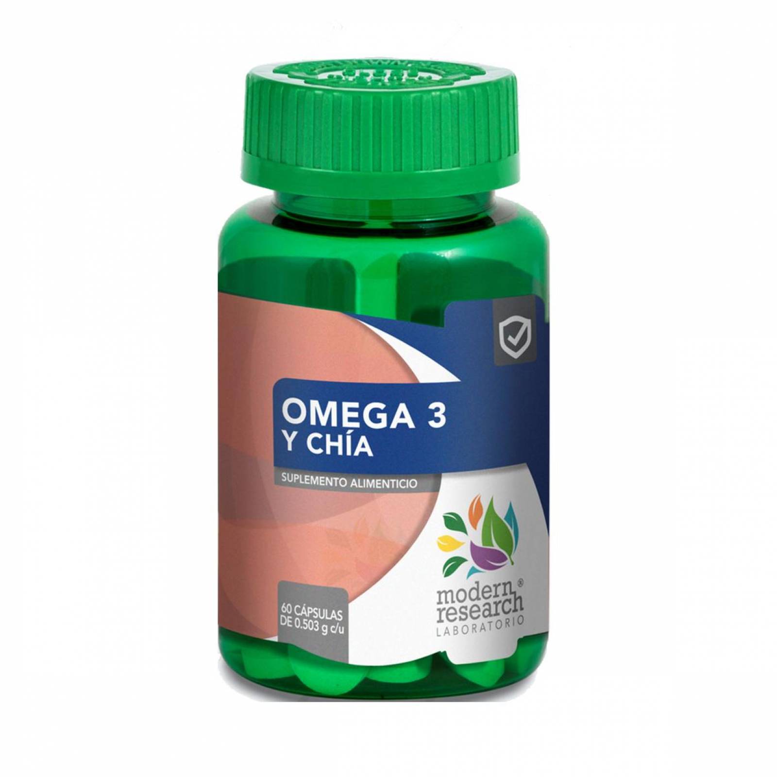 Omega 3 y Chía Frasco con 60 Cápsulas Modern Research