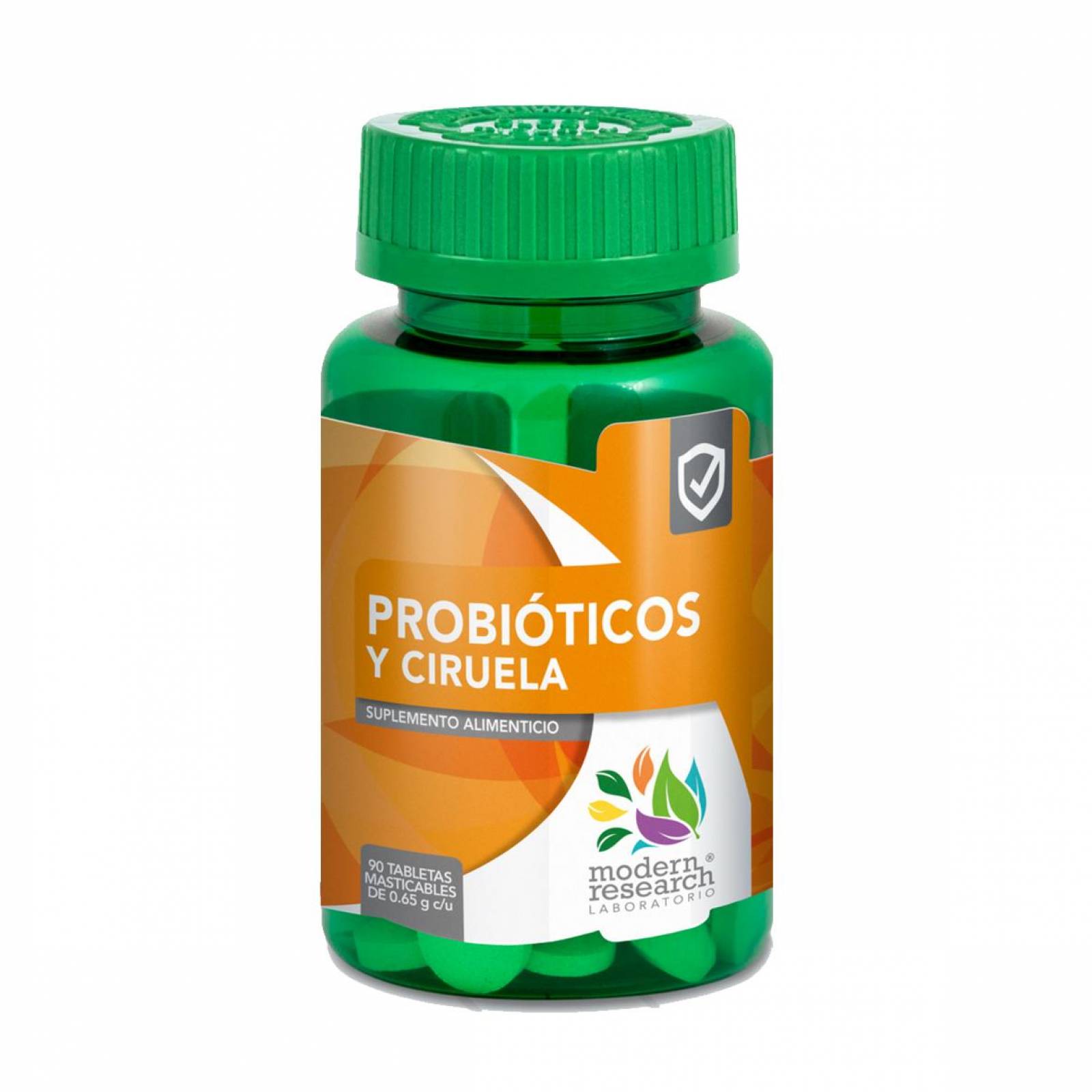 Probióticos y Ciruela 90 tabletas Masticables - Modern Research 