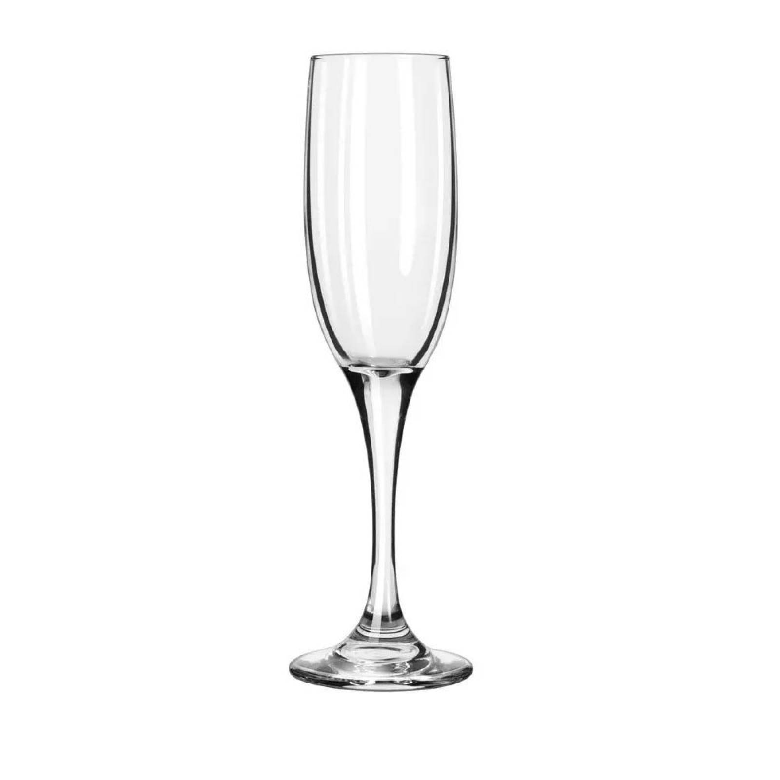 Copa Flauta para Champagne de Cristal Embassy 177ml - 12 piezas - Libbey
