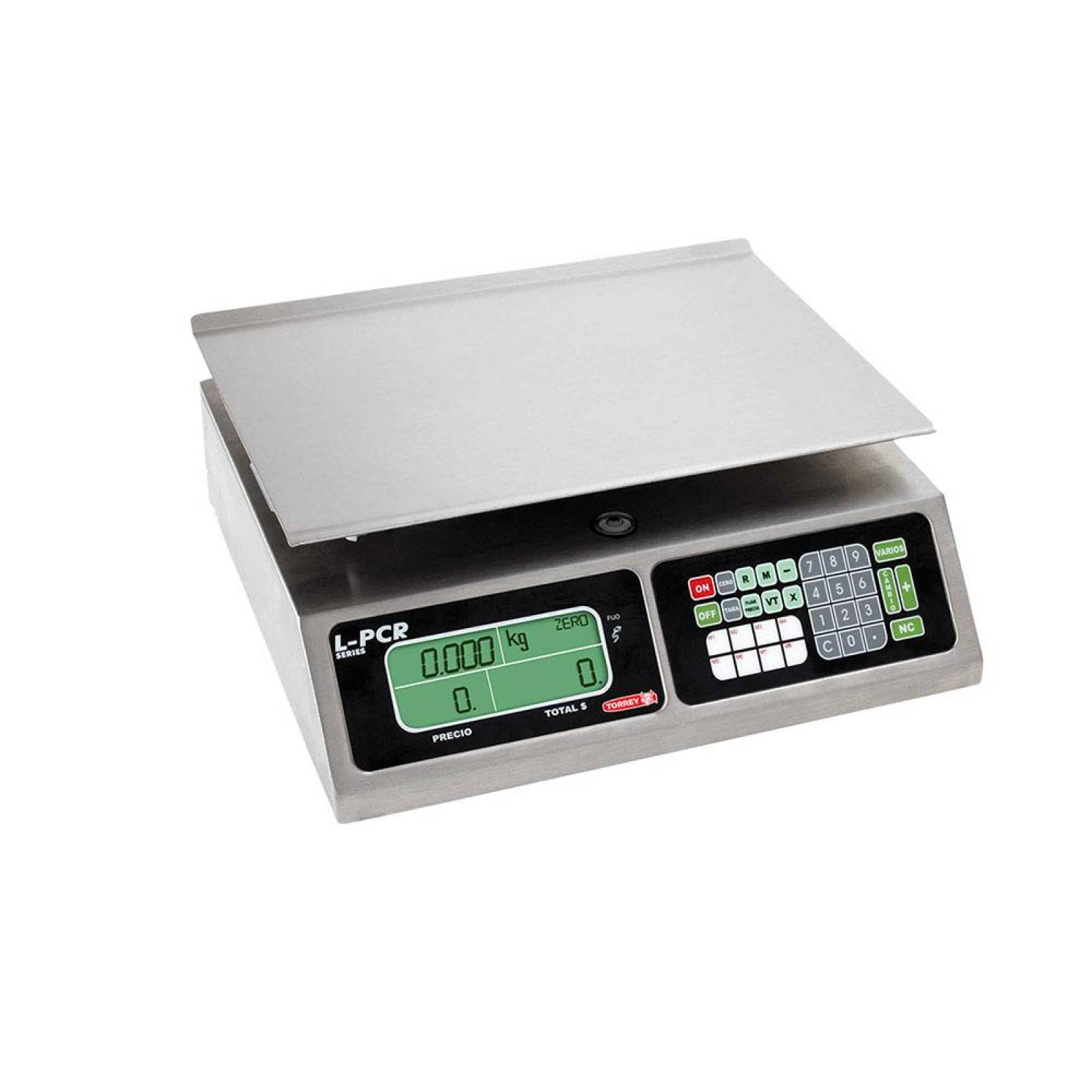 Báscula Comercial Digital L-PCR de Acero Inoxidable 20kg - Torrey