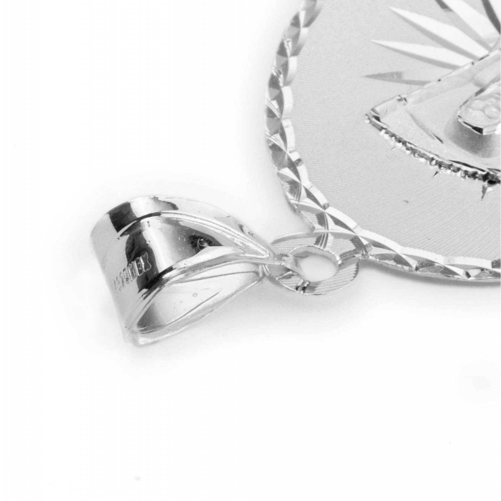 Medalla Dije Santa Muerte Plata .925 