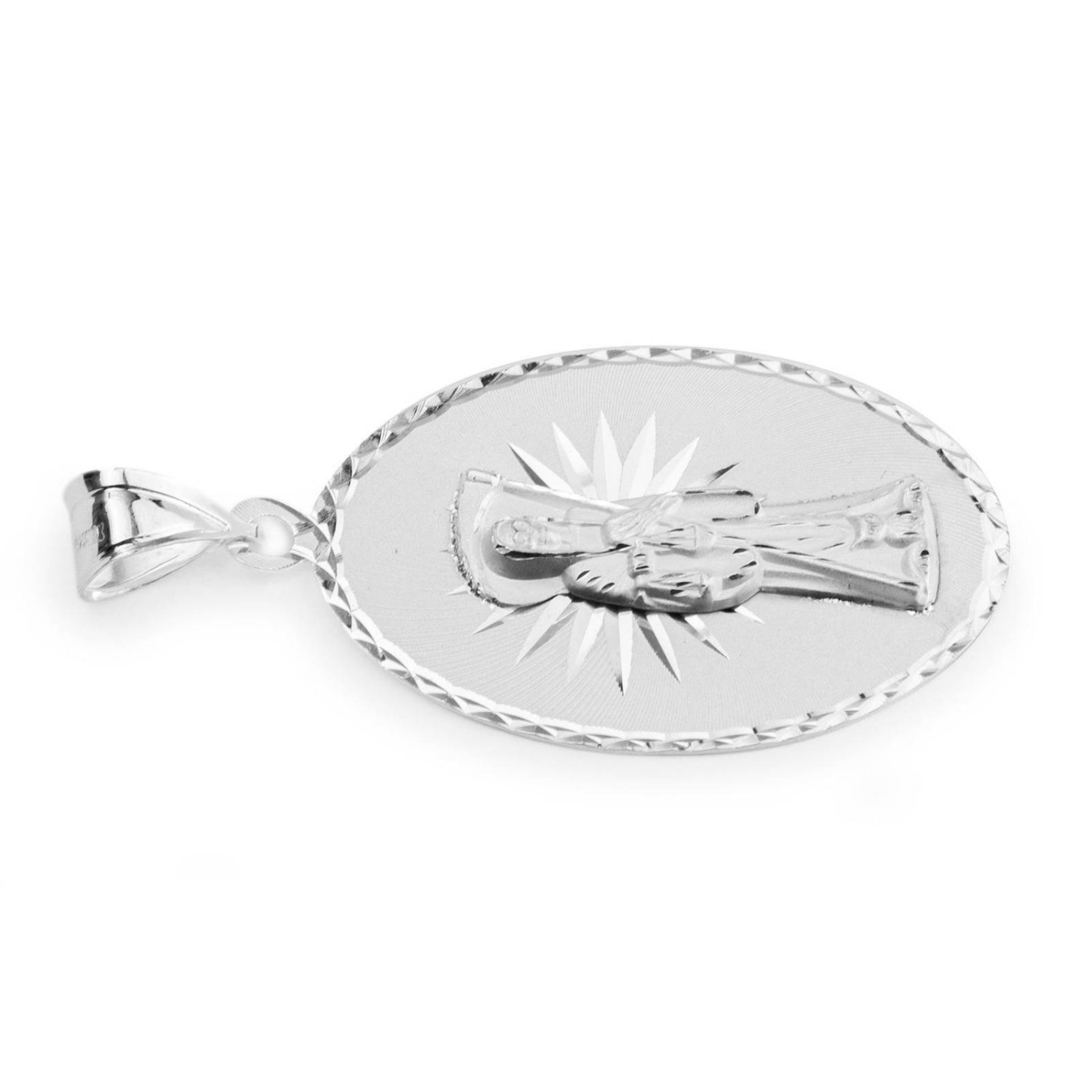 Medalla Dije Santa Muerte Plata .925 