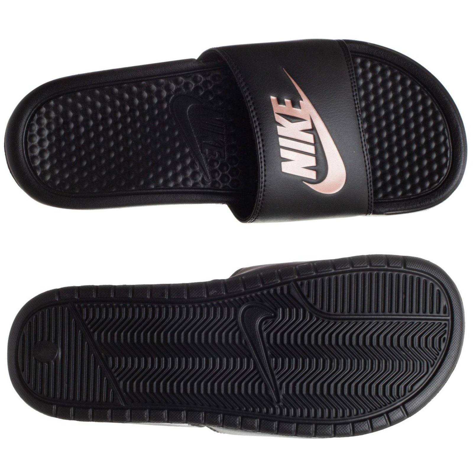 Sandalias Nike Benassi JDI - 343881007 - Negro - Mujer 