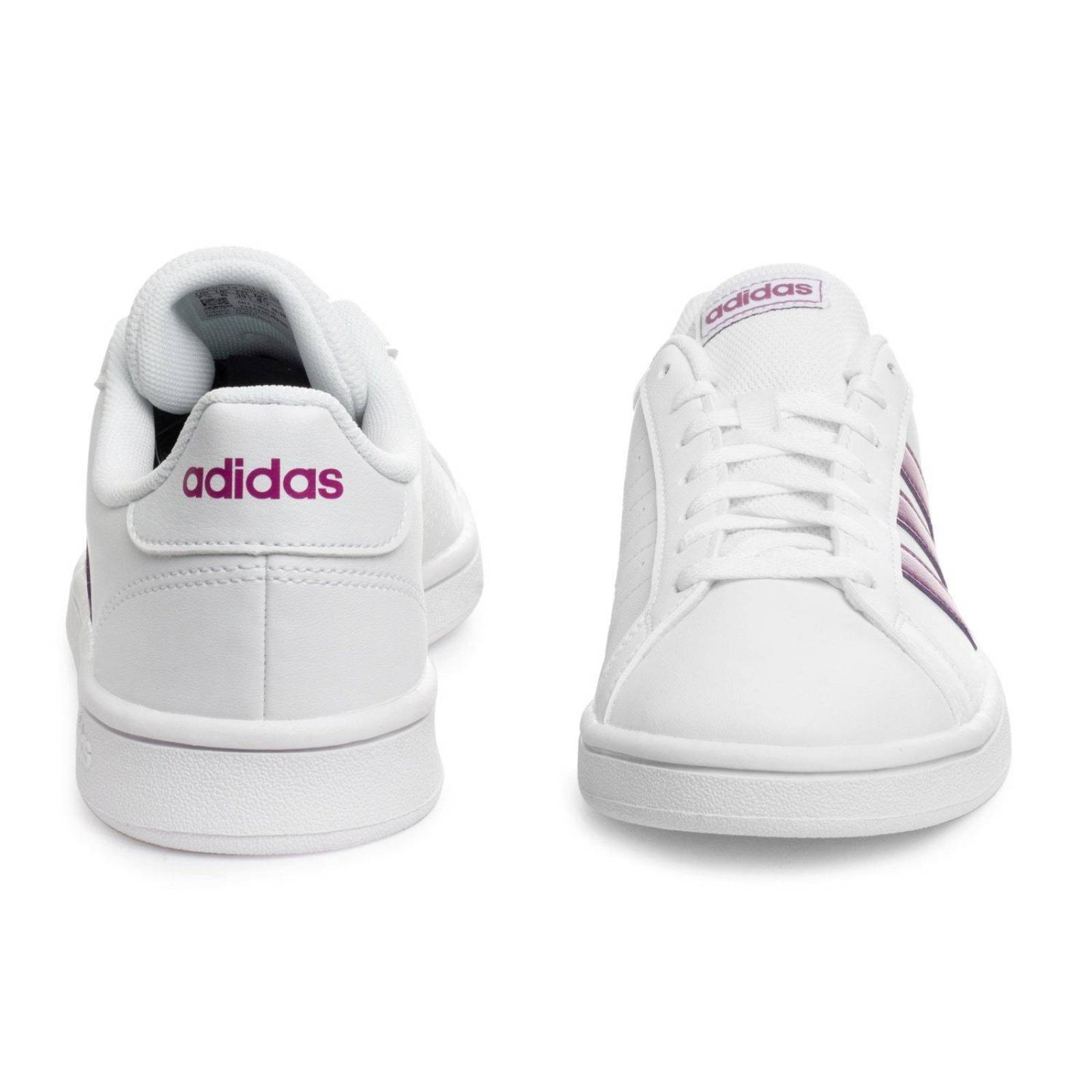 Tenis Adidas Grand Court Base - FW0810 - Blanco - Mujer 