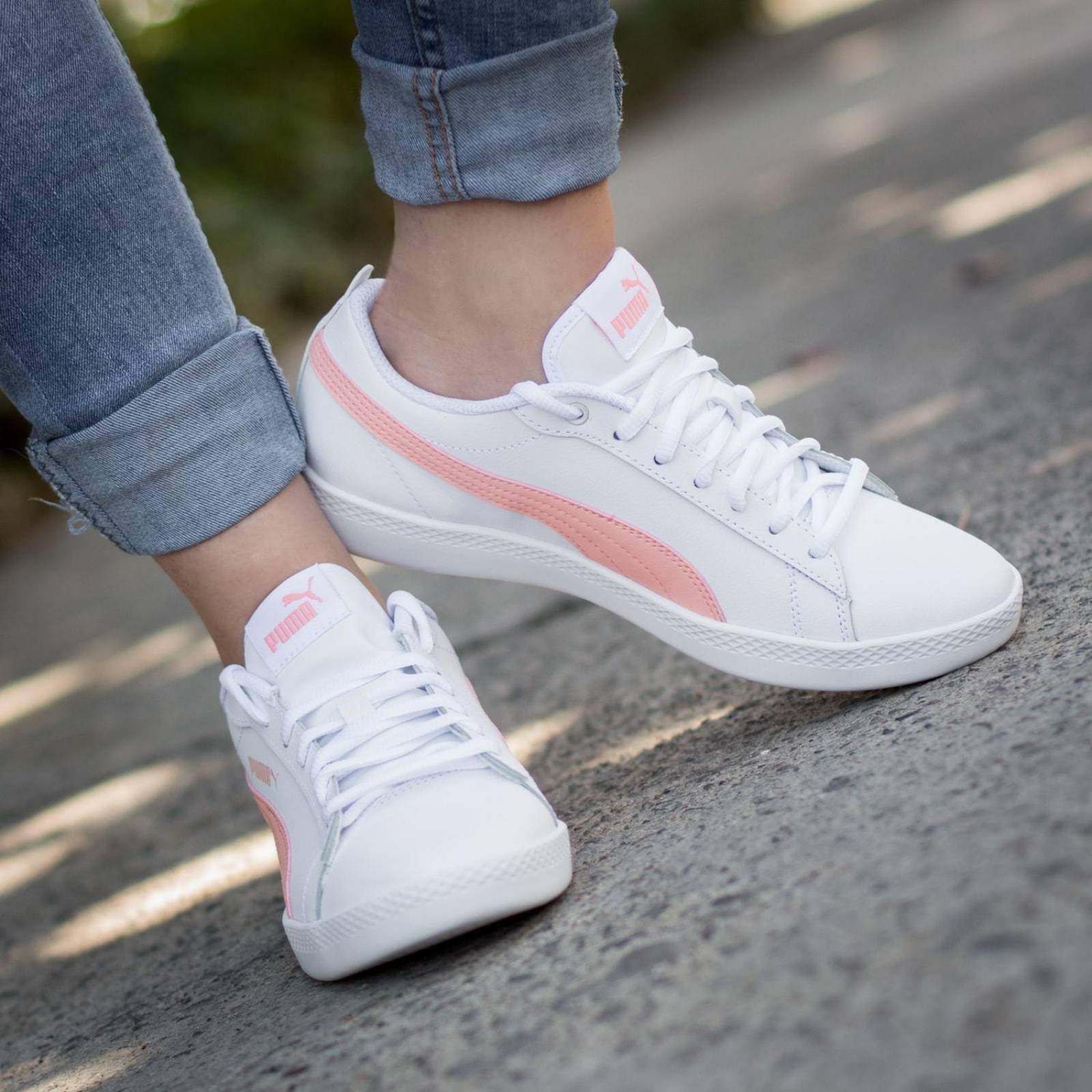 Tenis Puma Smash V2 L - 36520826 - Blanco - Mujer 