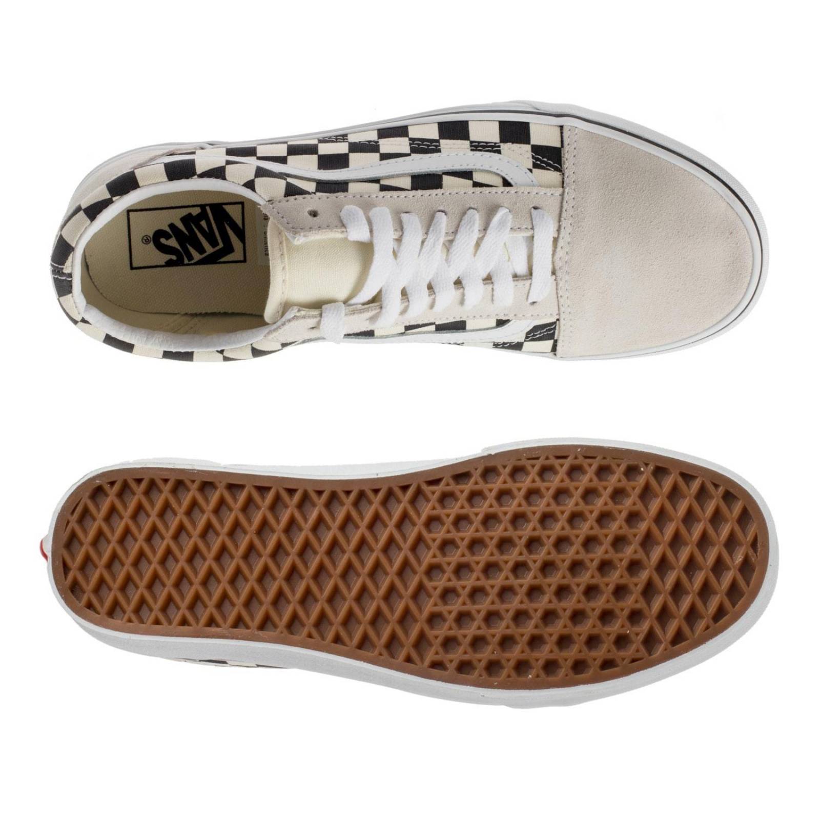 Tenis Vans Old Skool - 38G127K - Blanco - Hombre 
