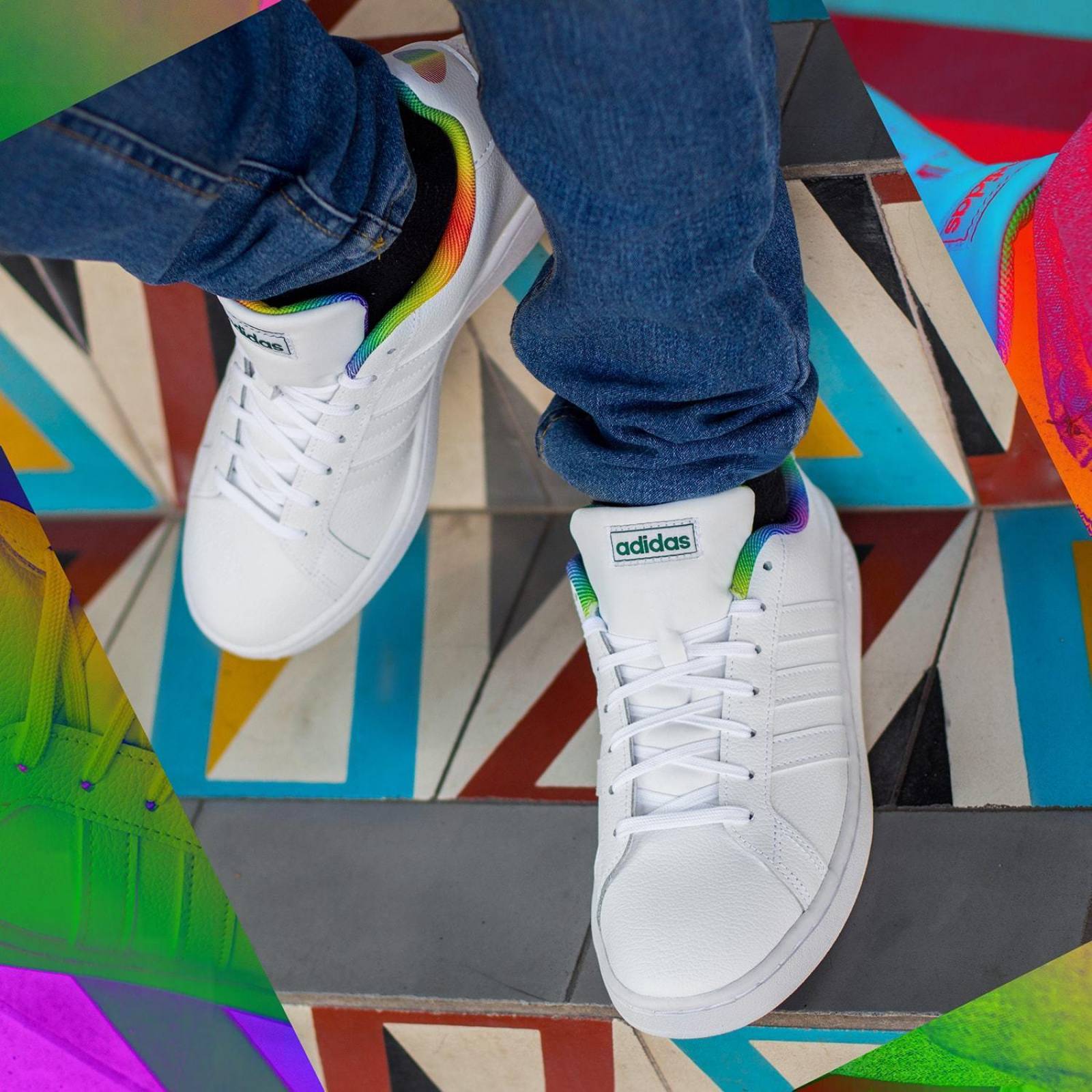 Tenis Adidas Grand Court - H01055 - Blanco - Hombre 