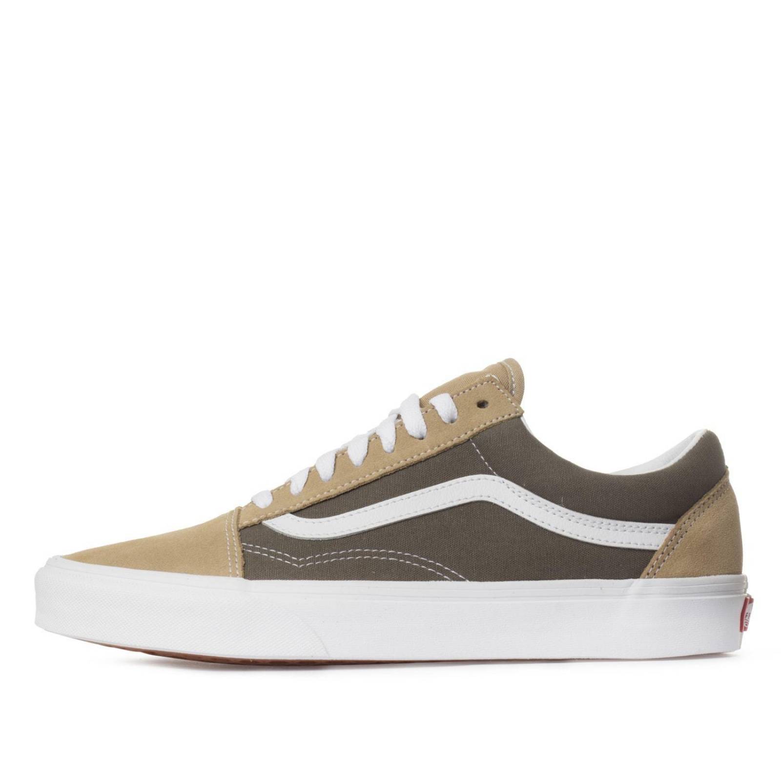 Tenis Vans Old Skool - 3WKT4PF - Verde Oliva - Hombre 