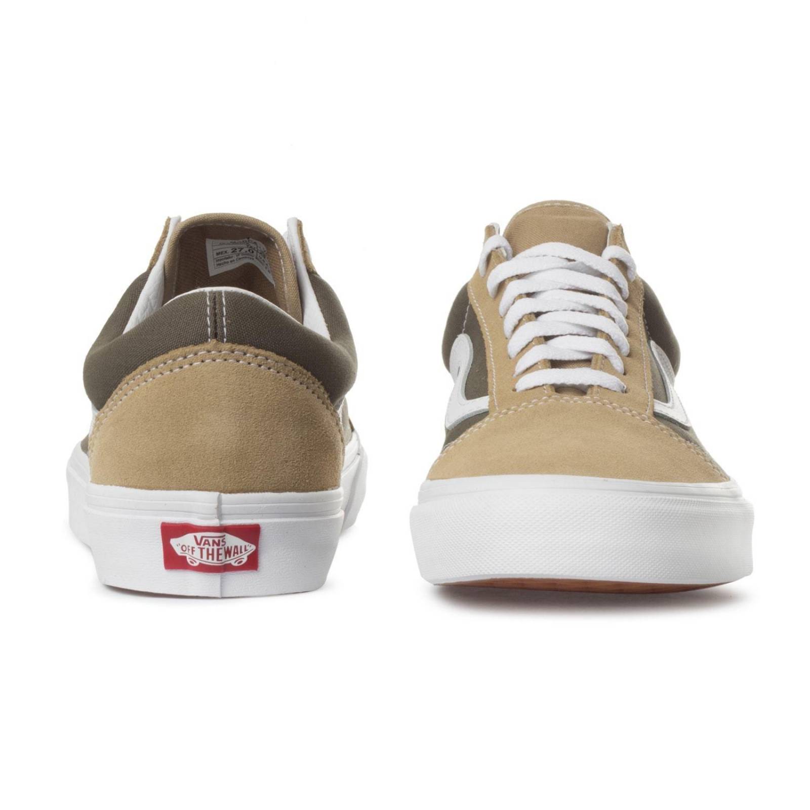 Tenis Vans Old Skool - 3WKT4PF - Verde Oliva - Hombre 