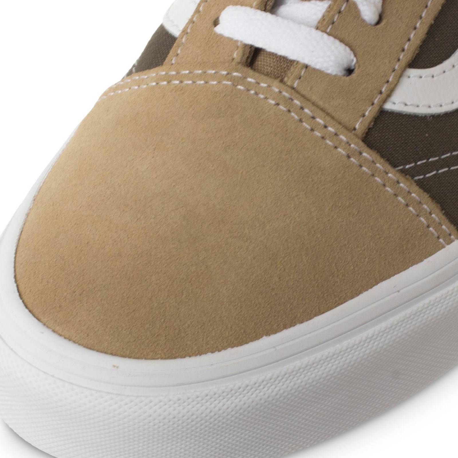 Tenis Vans Old Skool - 3WKT4PF - Verde Oliva - Hombre 