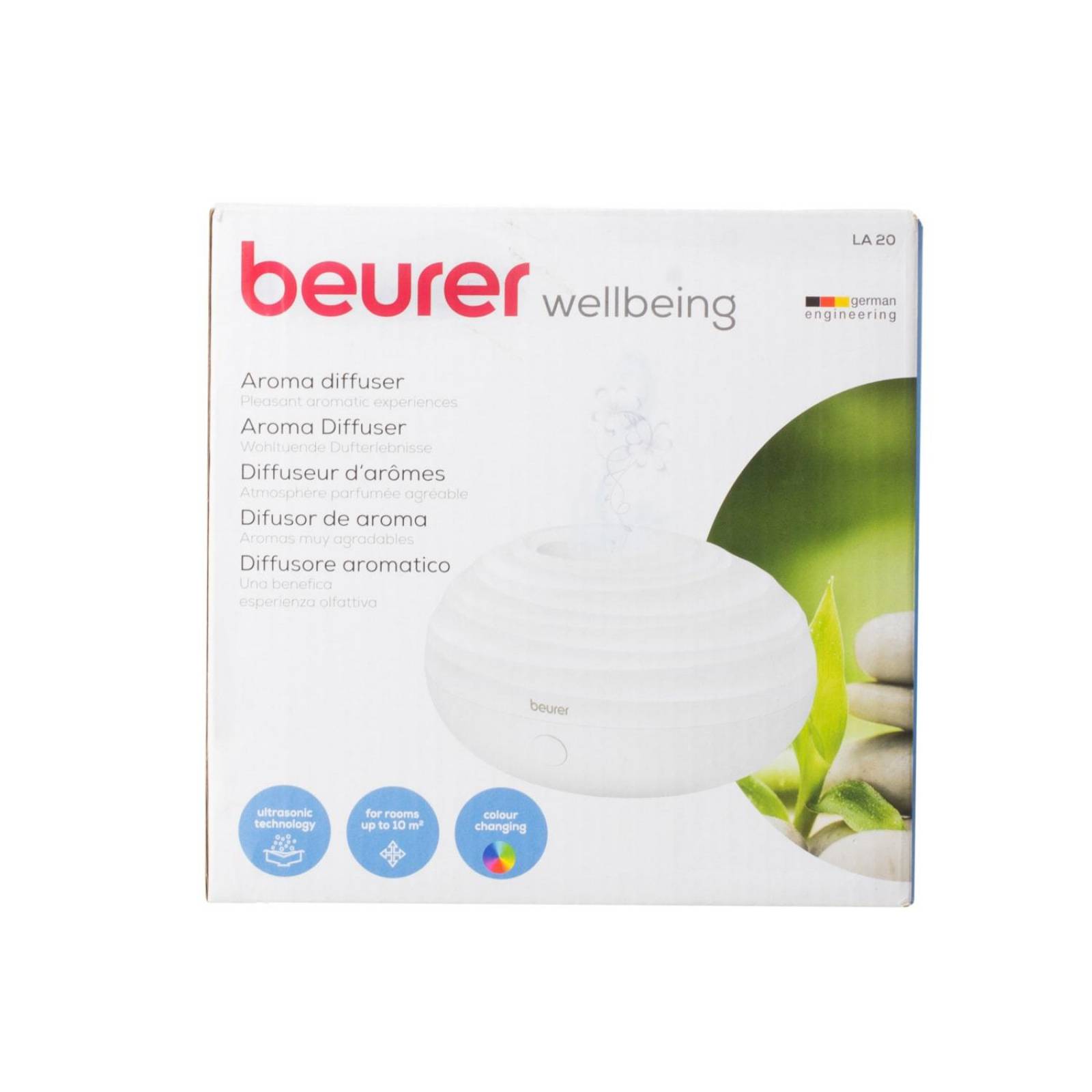 Humidificador Difusor de Aroma LA20 con LED - Beurer 