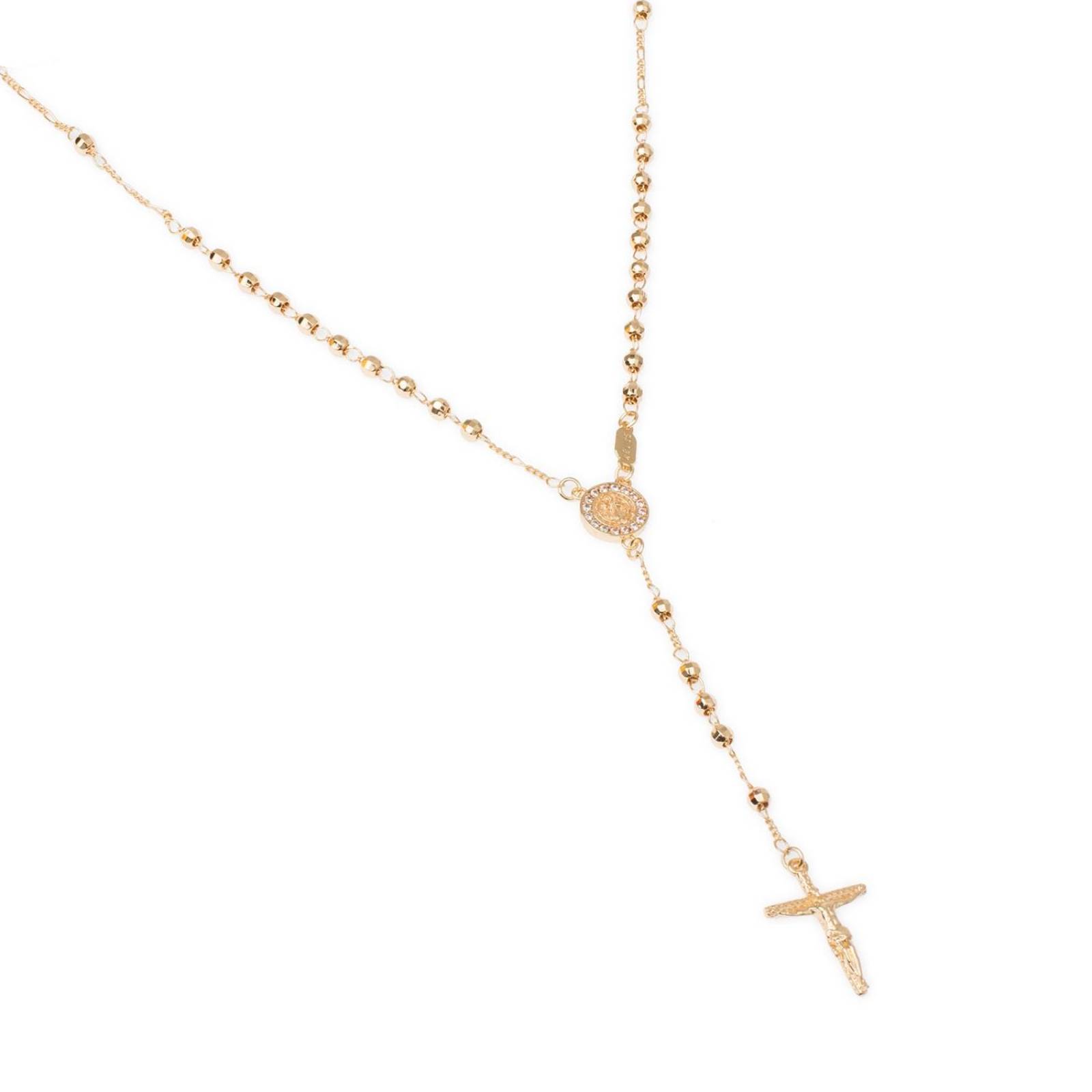 Rosario de San Benito c/ Piedras Chapa de Oro 18k 