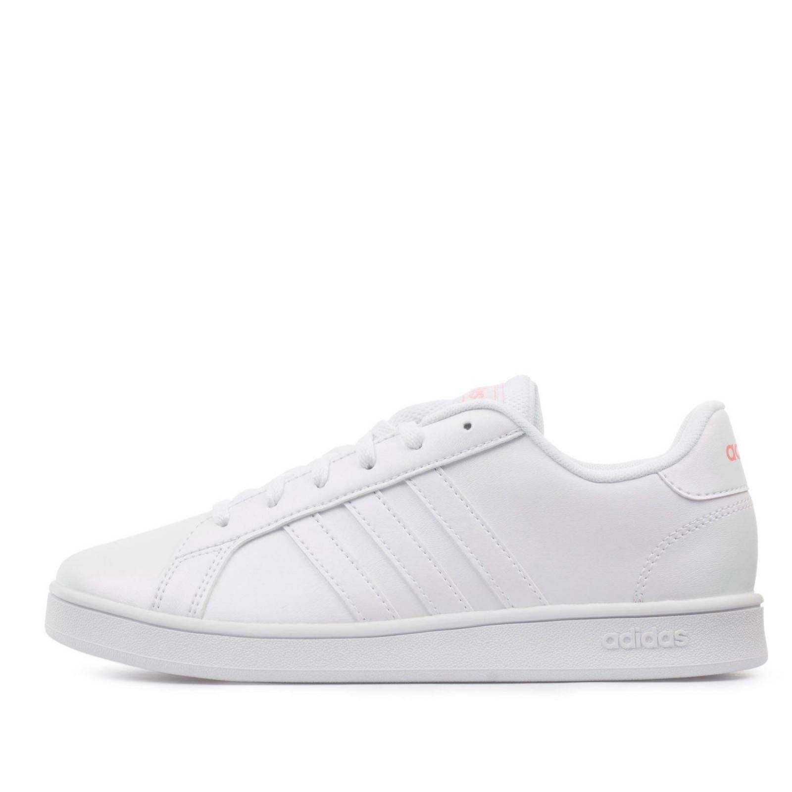 Tenis Adidas Grand Court K - GZ5258 - Blanco - Niños