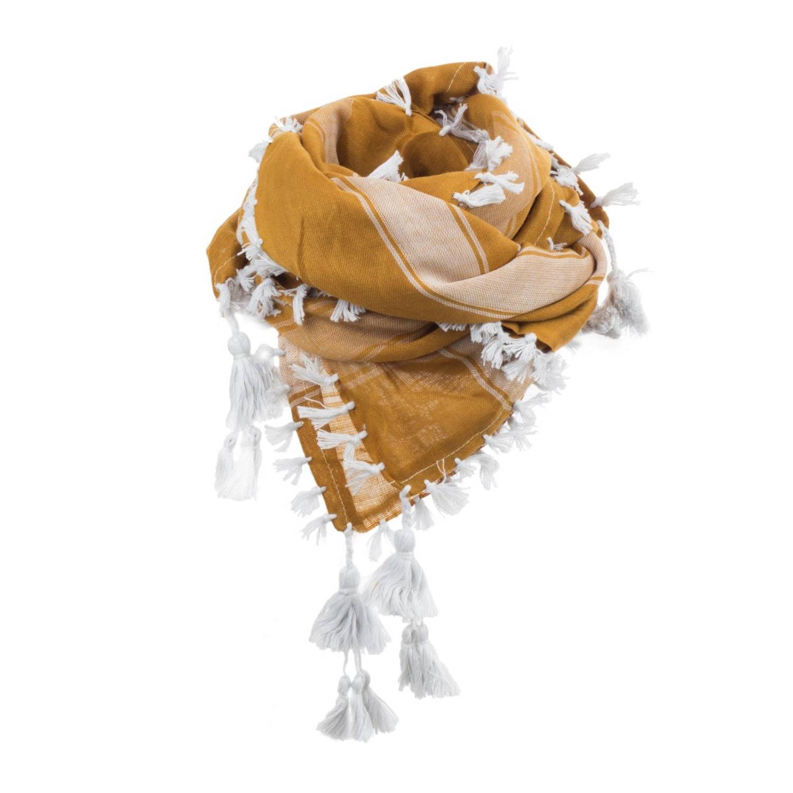 Turbante Shemagh Chalina Unisex Algodón Ocre - Naisha