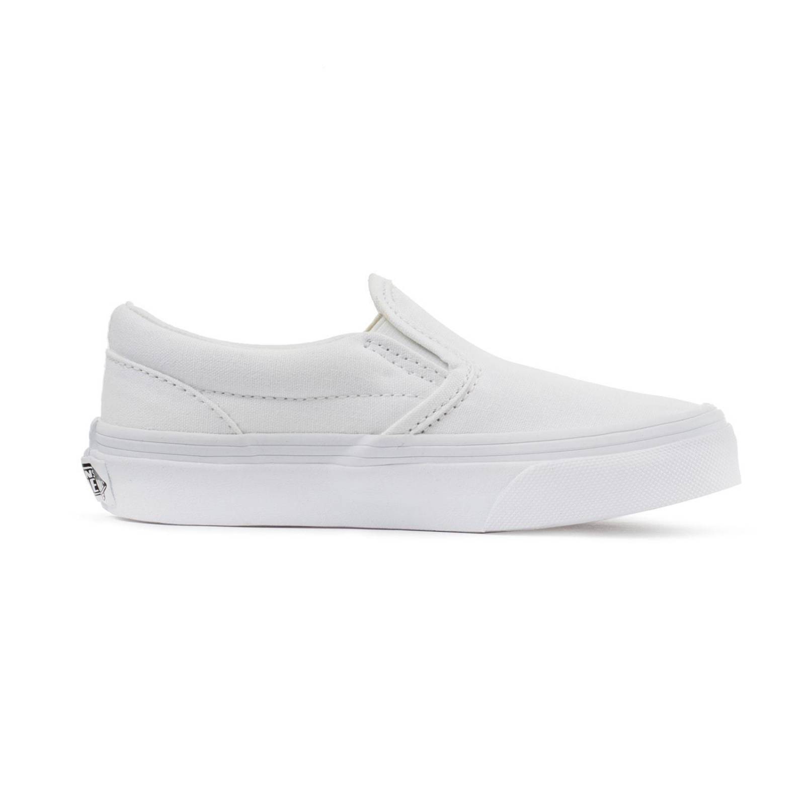 Tenis Vans Classic Slip On - 0ZBUENS - Blanco - Niños