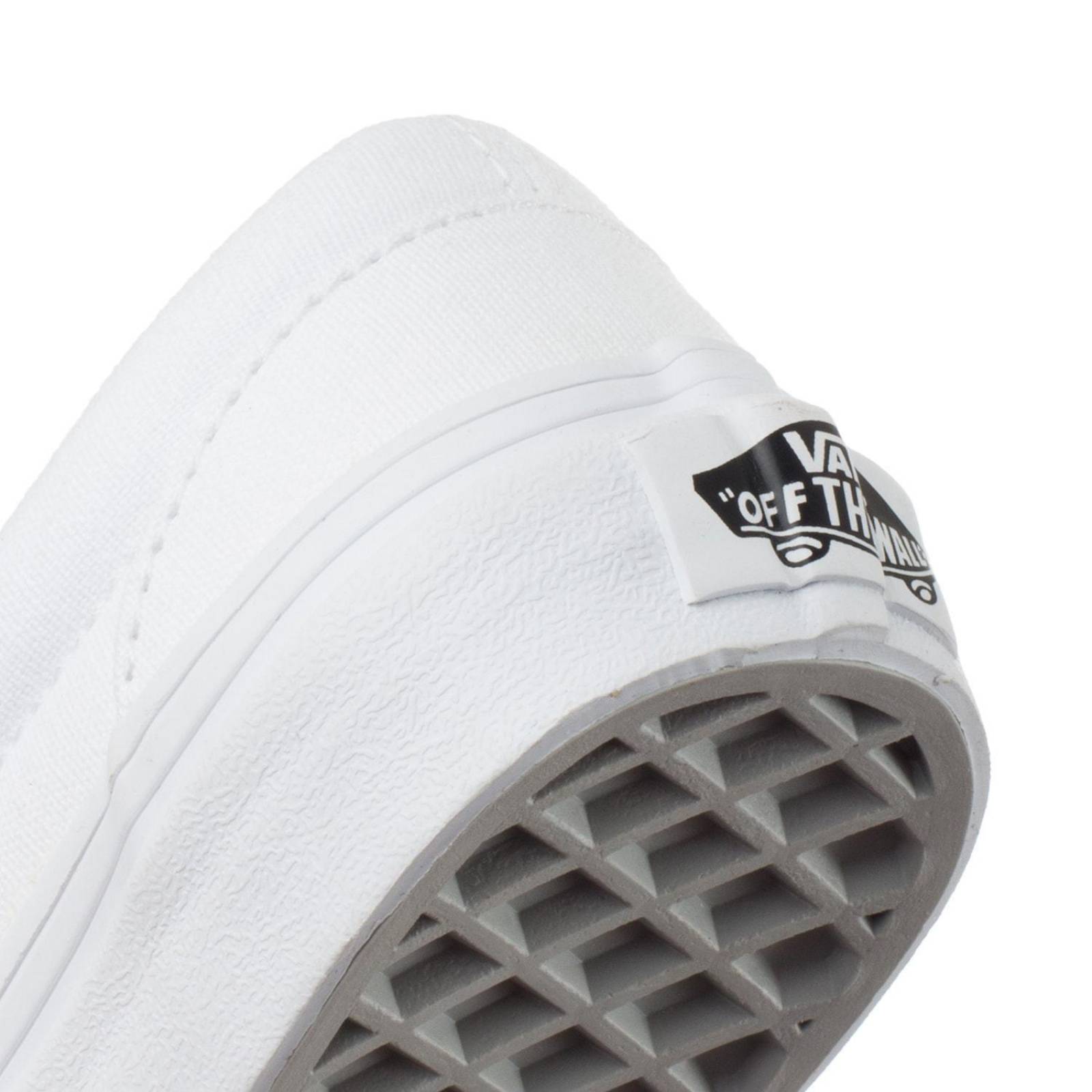 Tenis Vans Classic Slip On - 0ZBUENS - Blanco - Niños