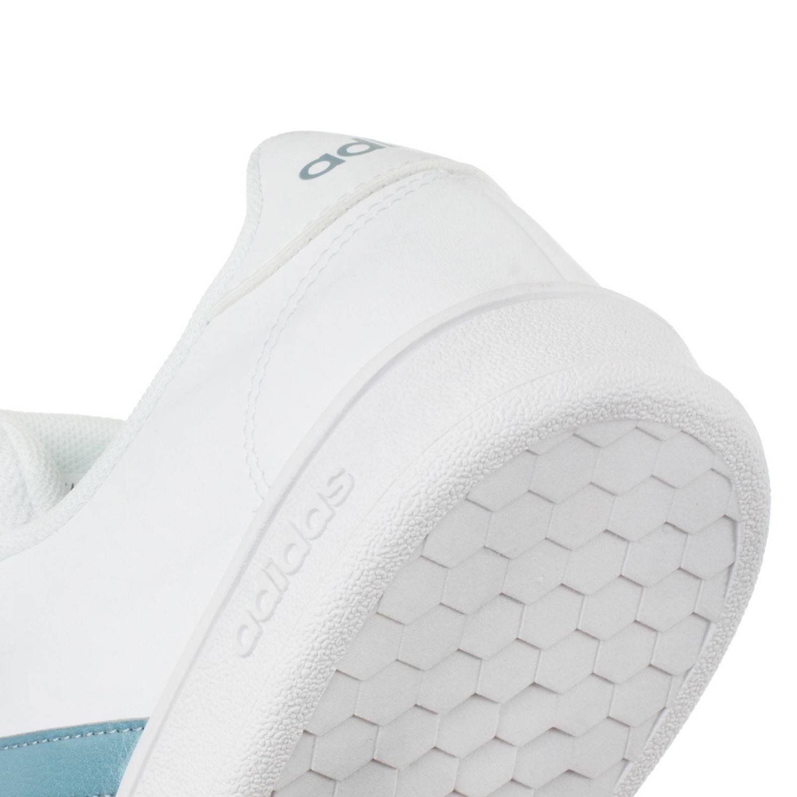 Tenis Adidas Grand Court Base - GZ8164 - Blanco - Mujer 