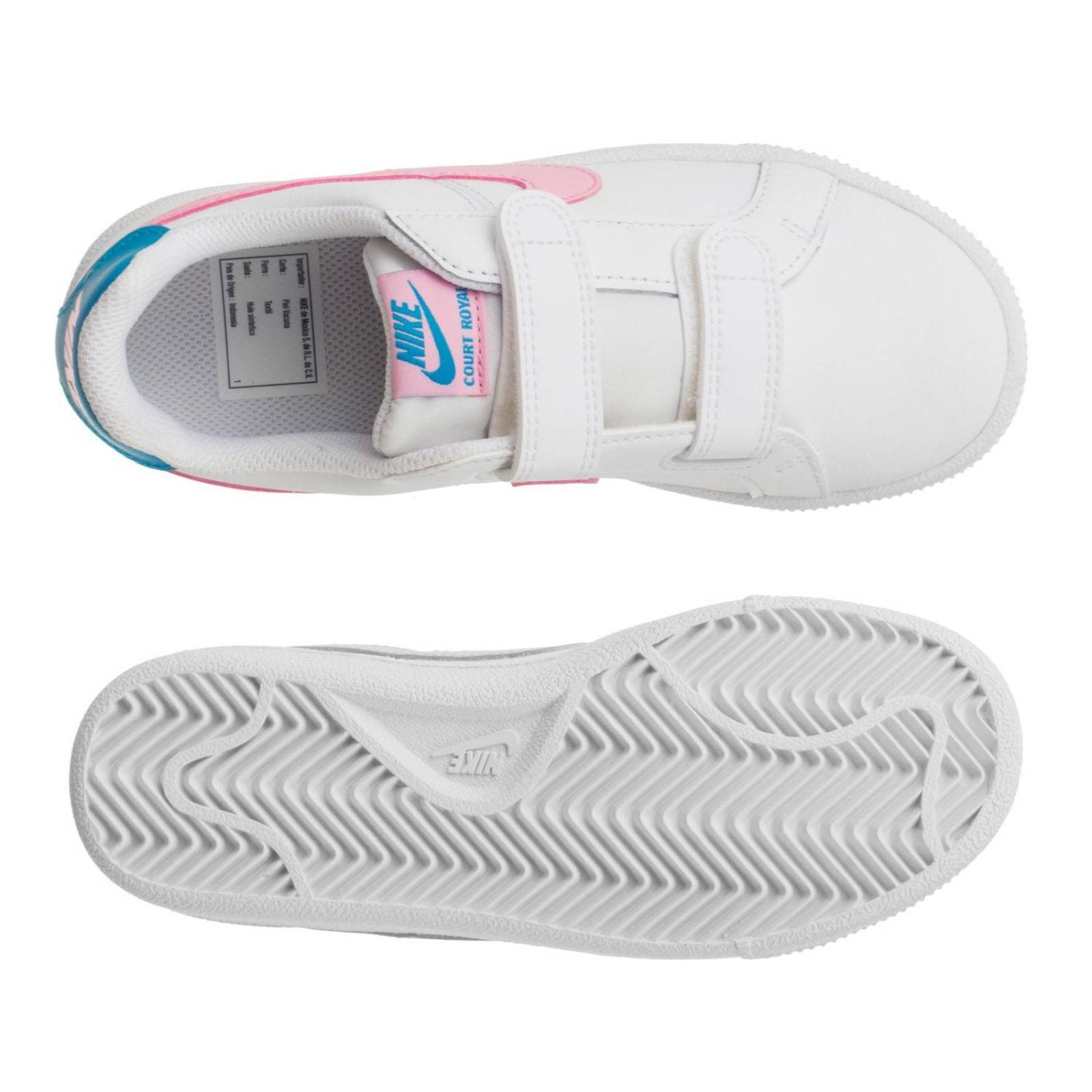 Tenis Nike Court Royale PSV - 833536110 - Blanco - Niñas 