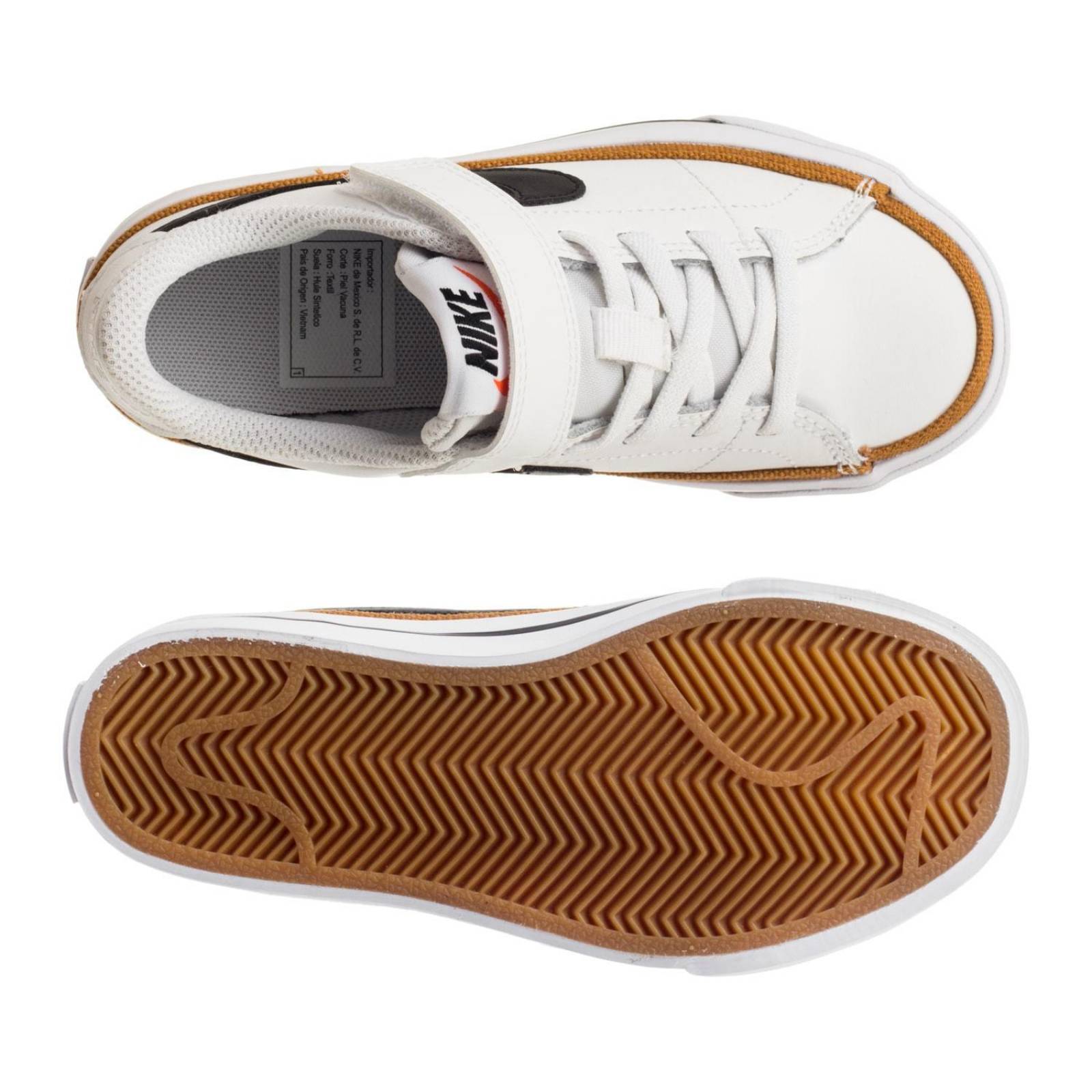 Tenis Nike Court Legacy PSV - DA5381102 - Blanco - Niños 