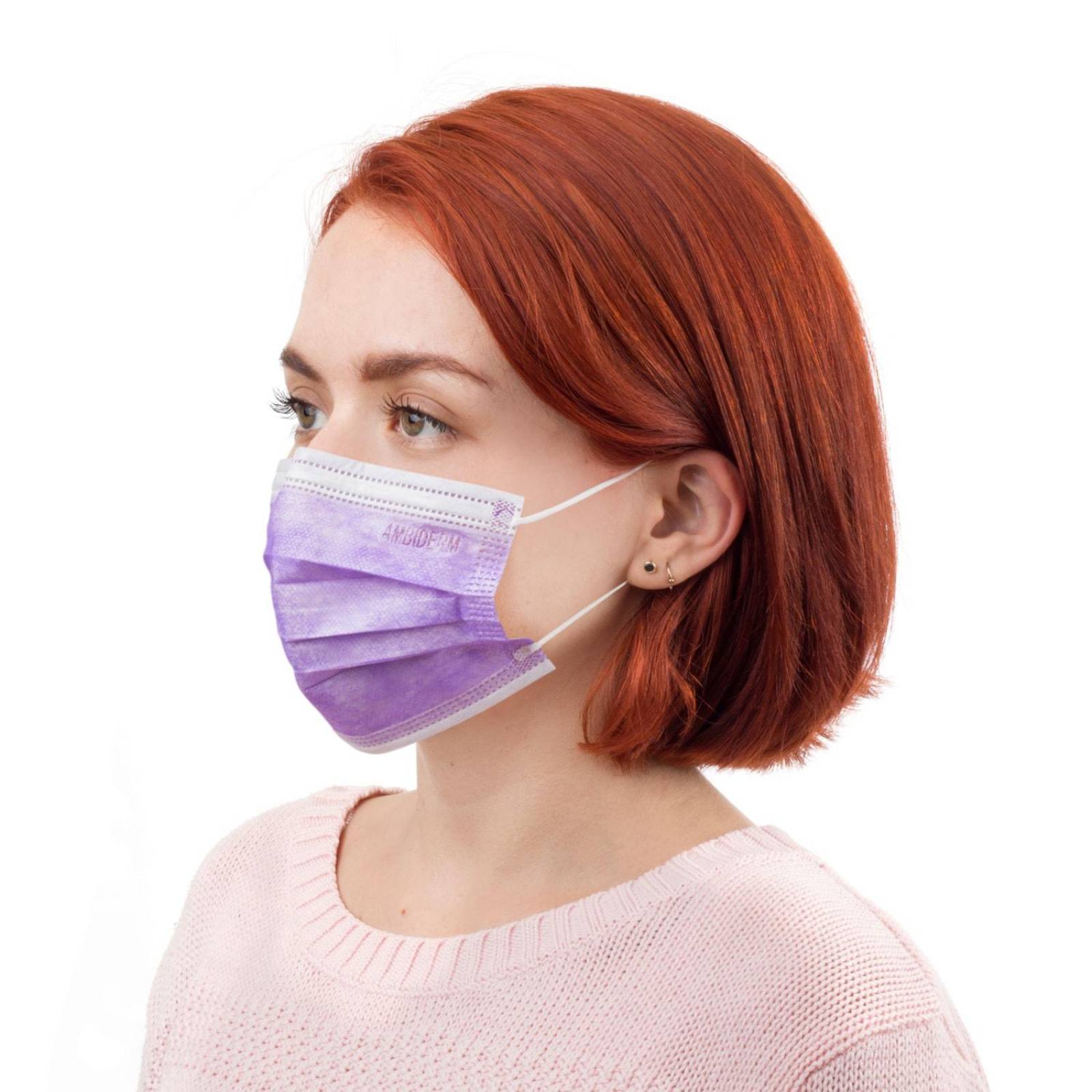 Cubrebocas Desechable Tricapa Plisado 50 piezas - Ambiderm Multicolor