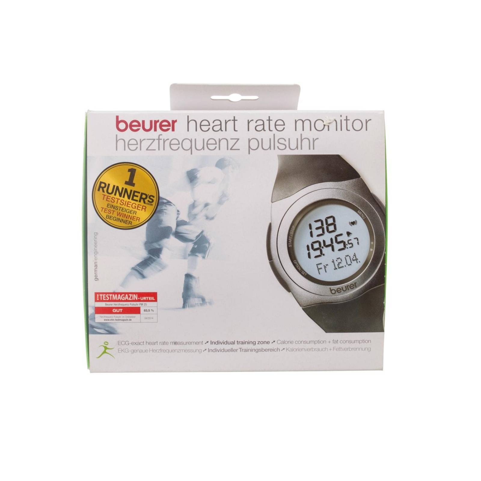 Pulsómetro Reloj Deportivo Con Correa Pectoral PM25 - Beurer 