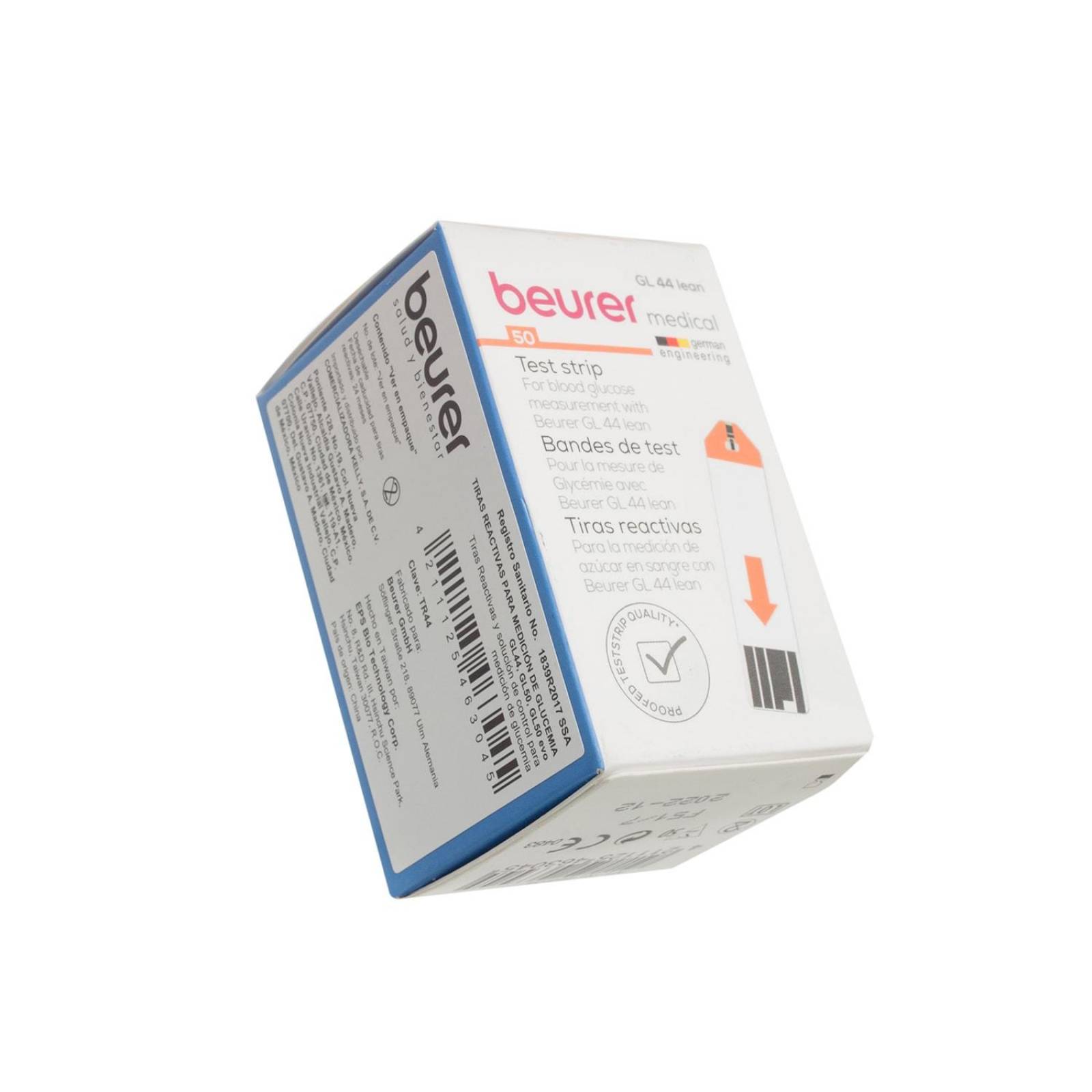 Tiras Reactivas para Glucosa 50 piezas GL 44 Lean - Beurer 